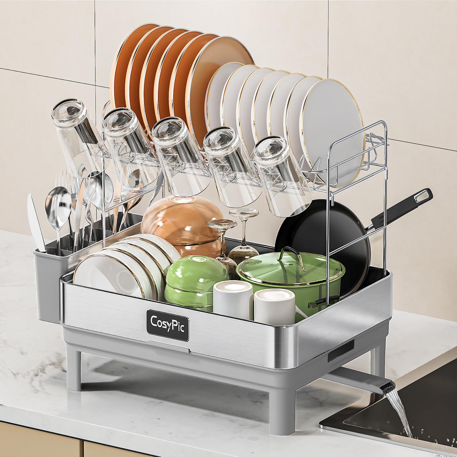 2 Tier Dish Drying Rack