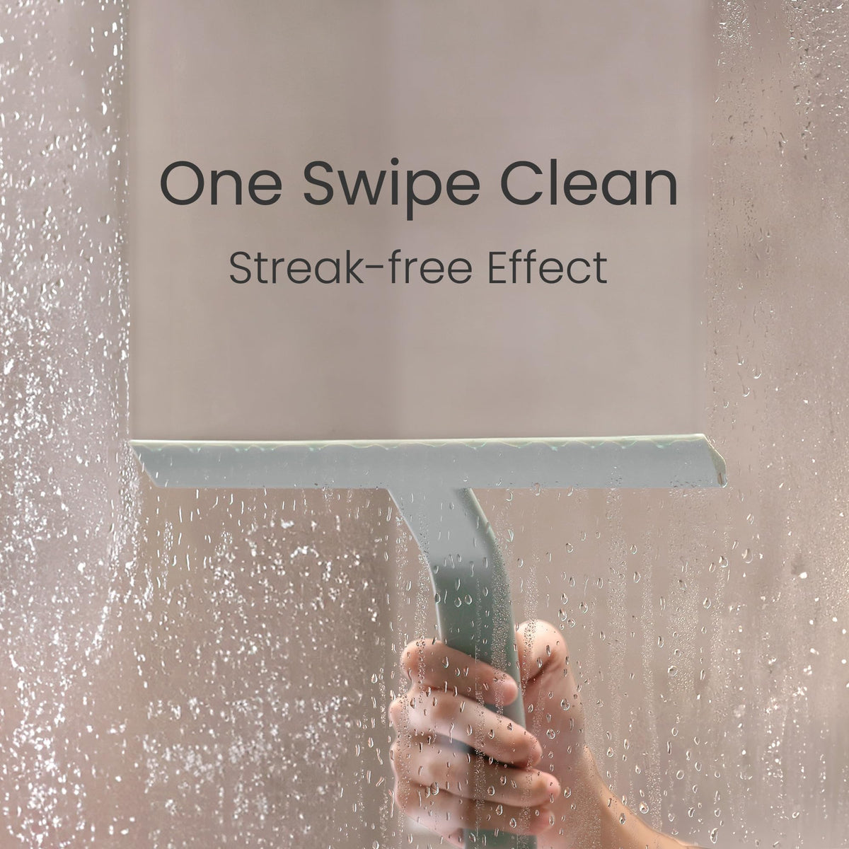 JustHang Shower Squeegee with Built