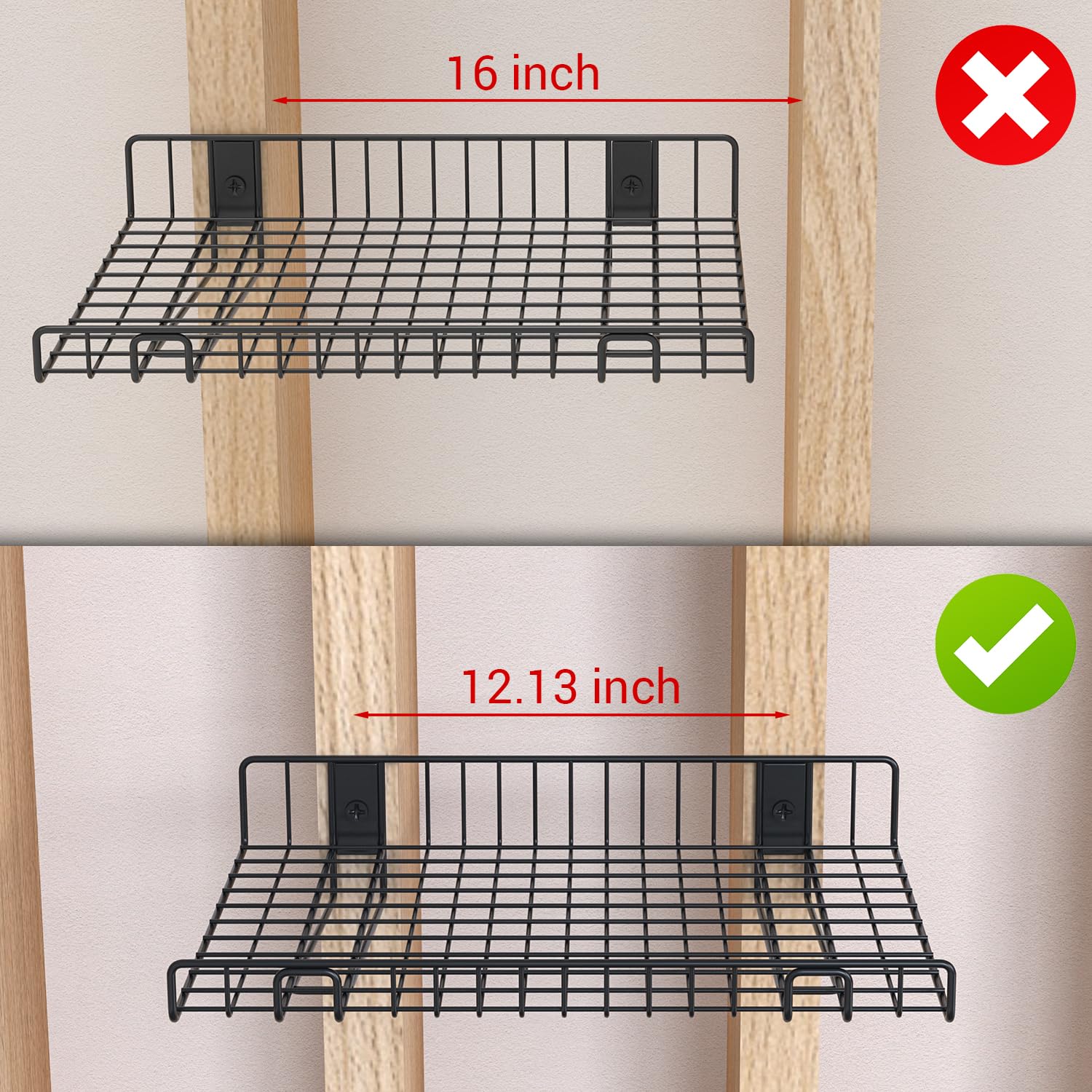 4 Pack Garage Wall Shelf (4 Count)
