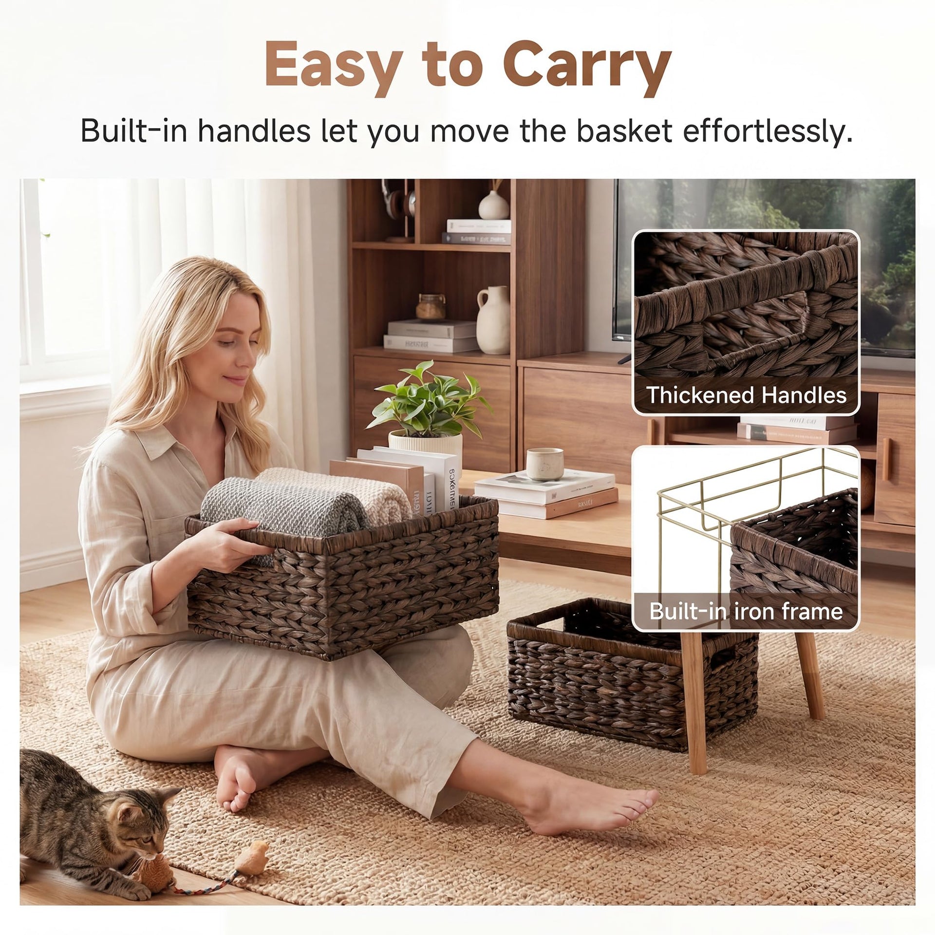 Large Wicker Baskets for Storage