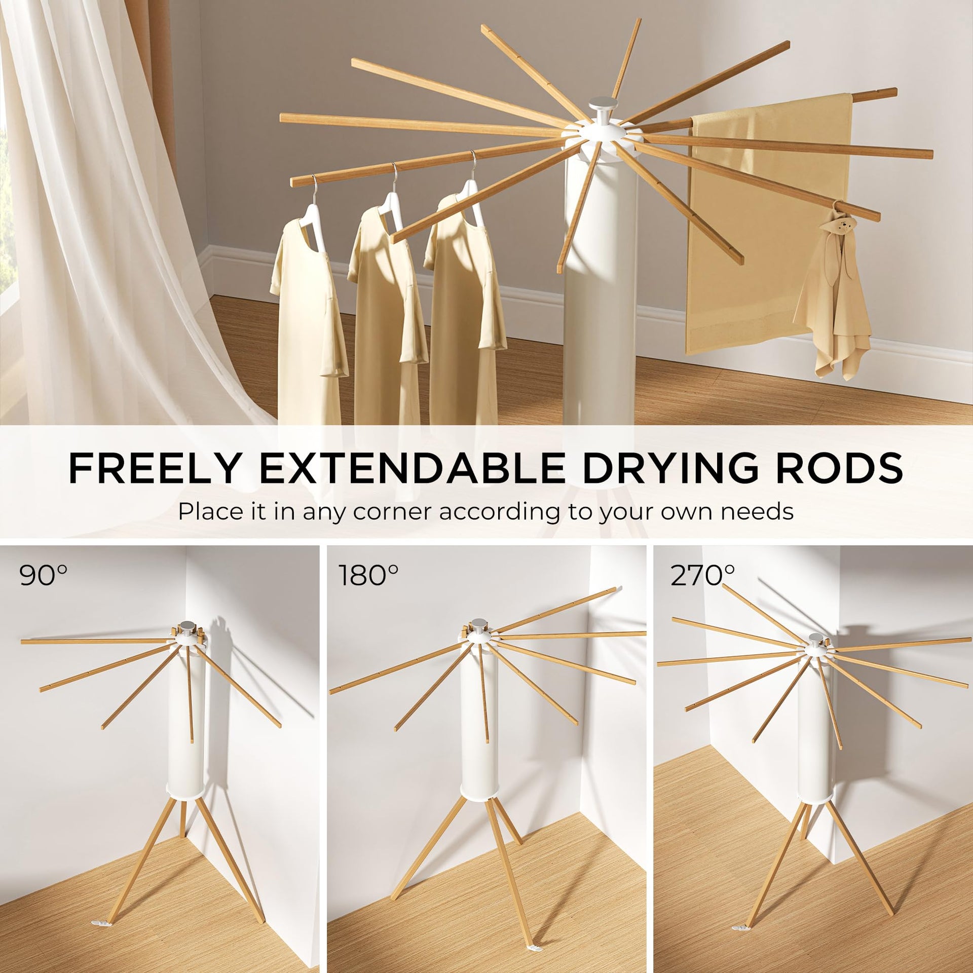 Tripod Clothes Drying Rack