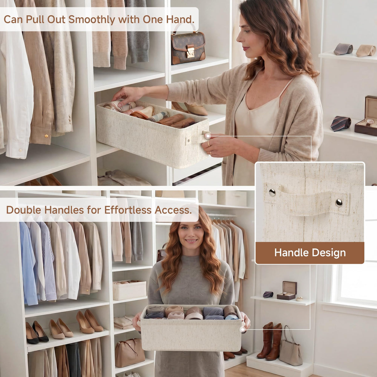 Narrow Storage Bins (2 Count)