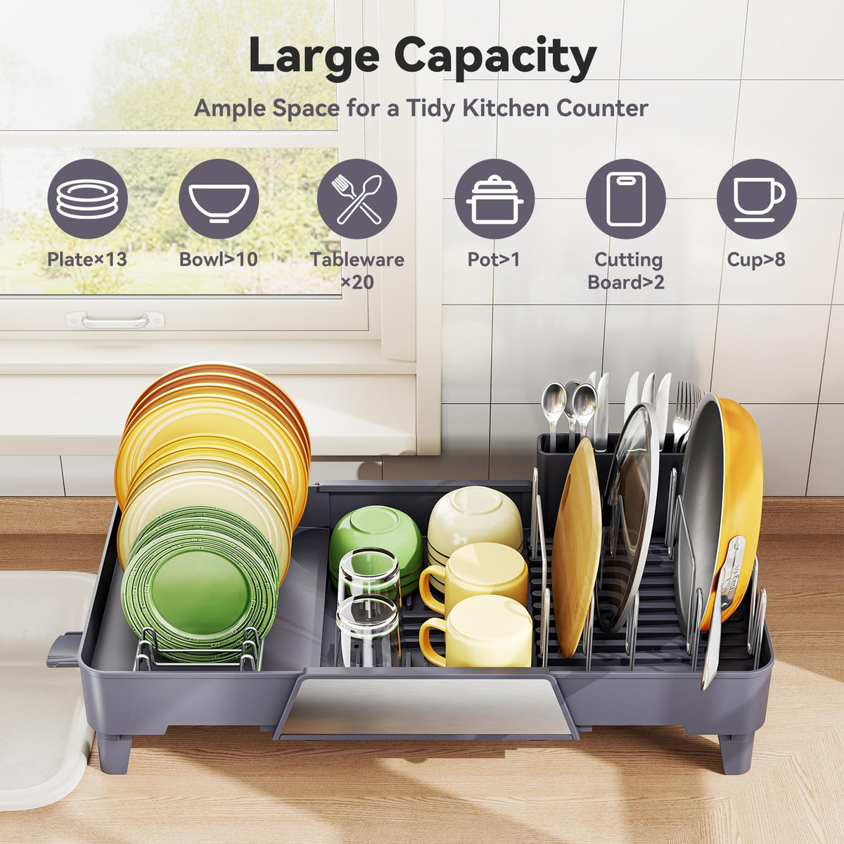 Large Dish Drying Rack