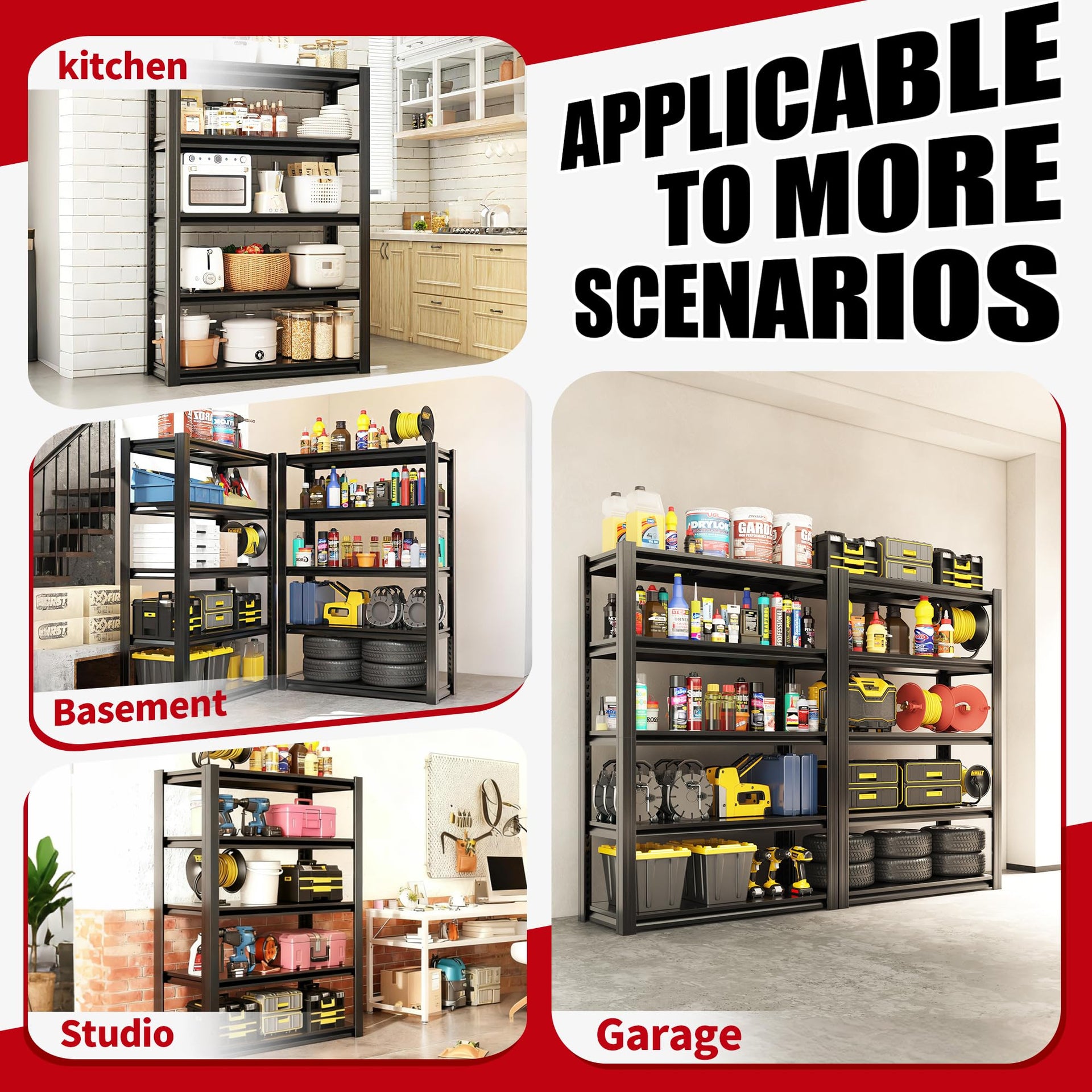 Storage Shelves (5 Count)