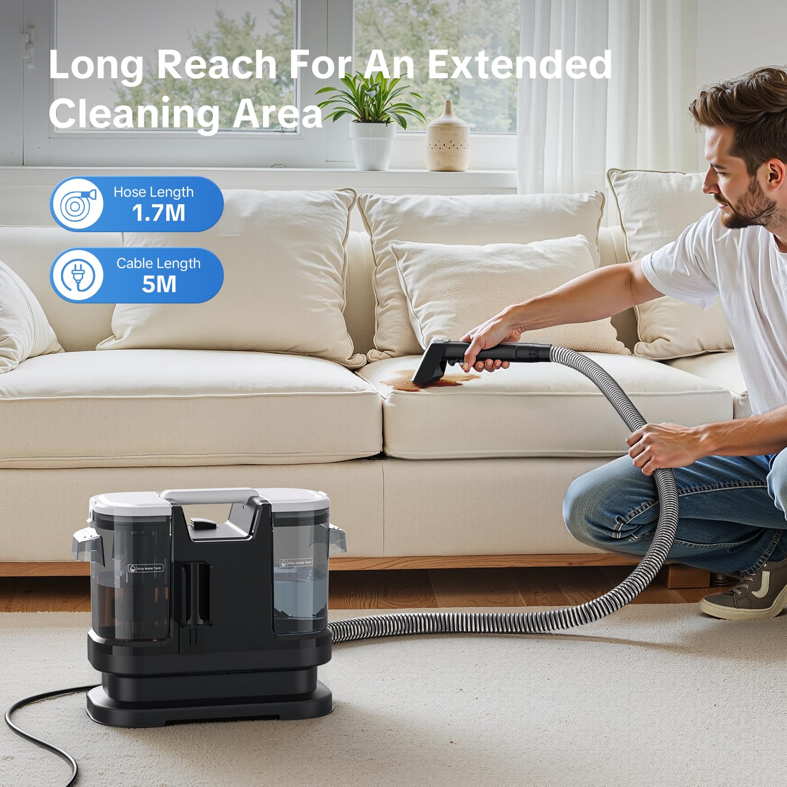Couch Cleaner Machine 600W Motor