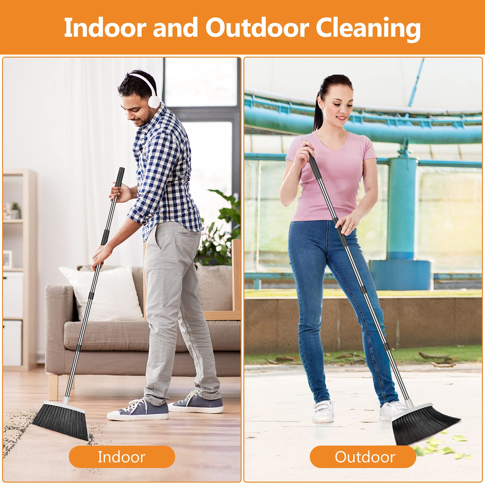 Broom and Dustpan Set