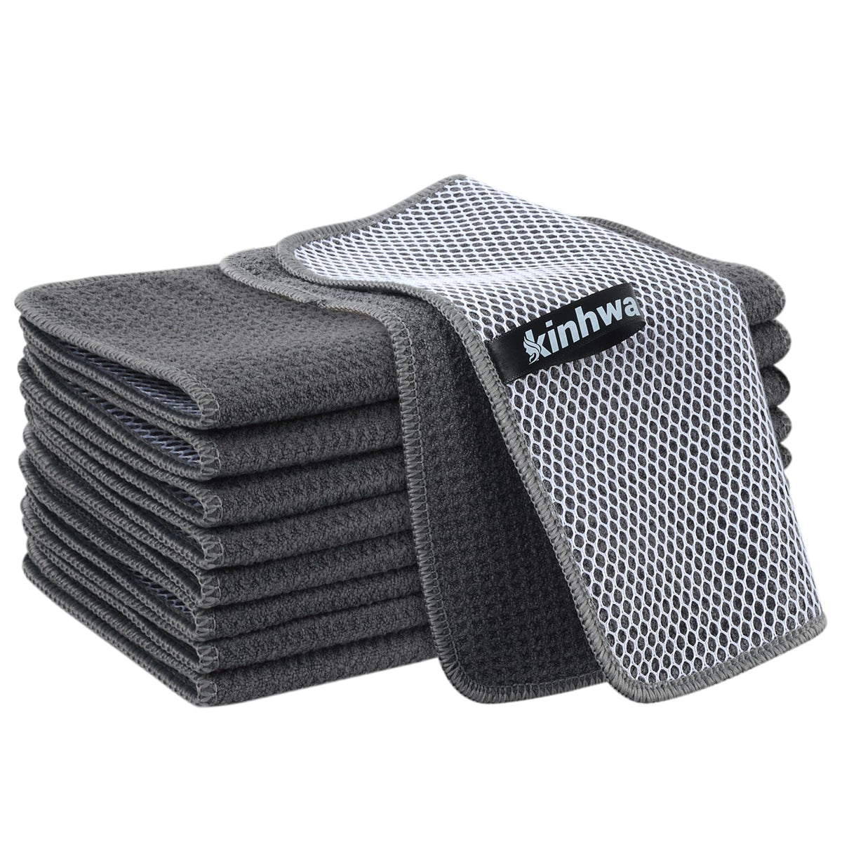 Dish Cloths for Washing Dishes with Scrub Side (9 Count)