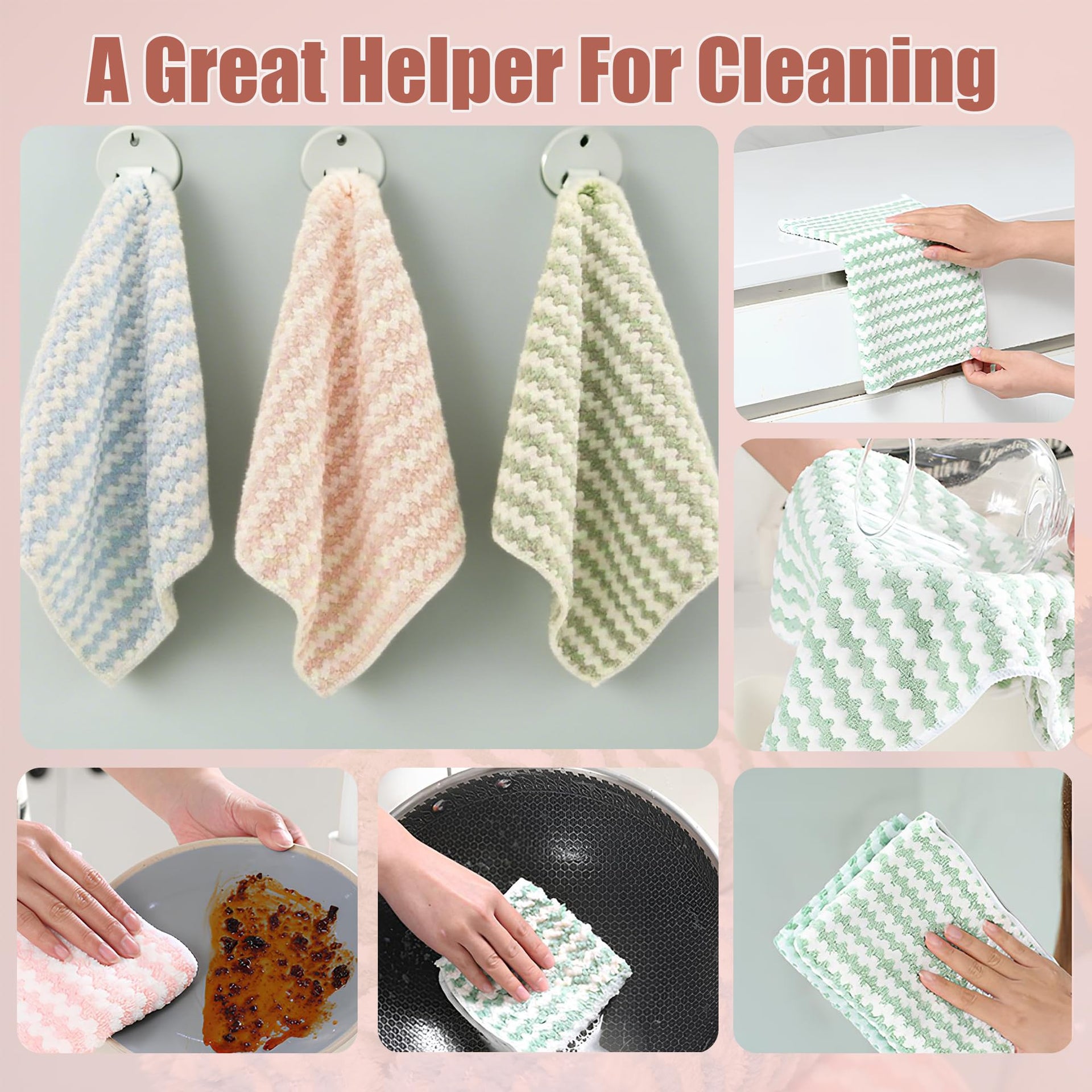 Microfiber Cleaning Cloth (12 Count)