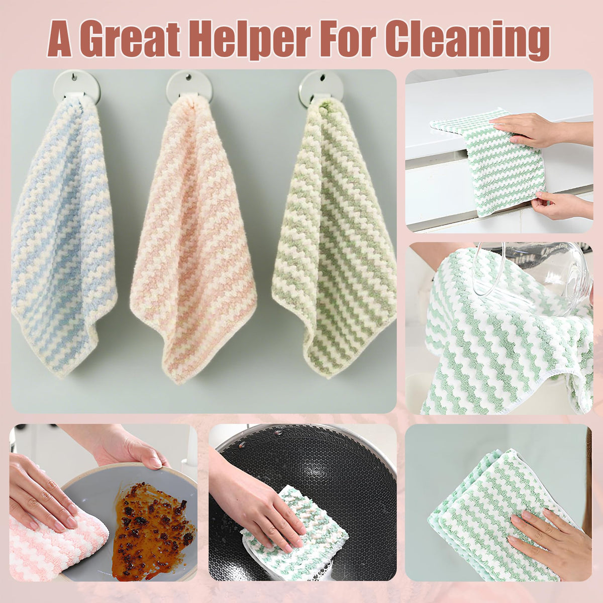 Microfiber Cleaning Cloth (12 Count)