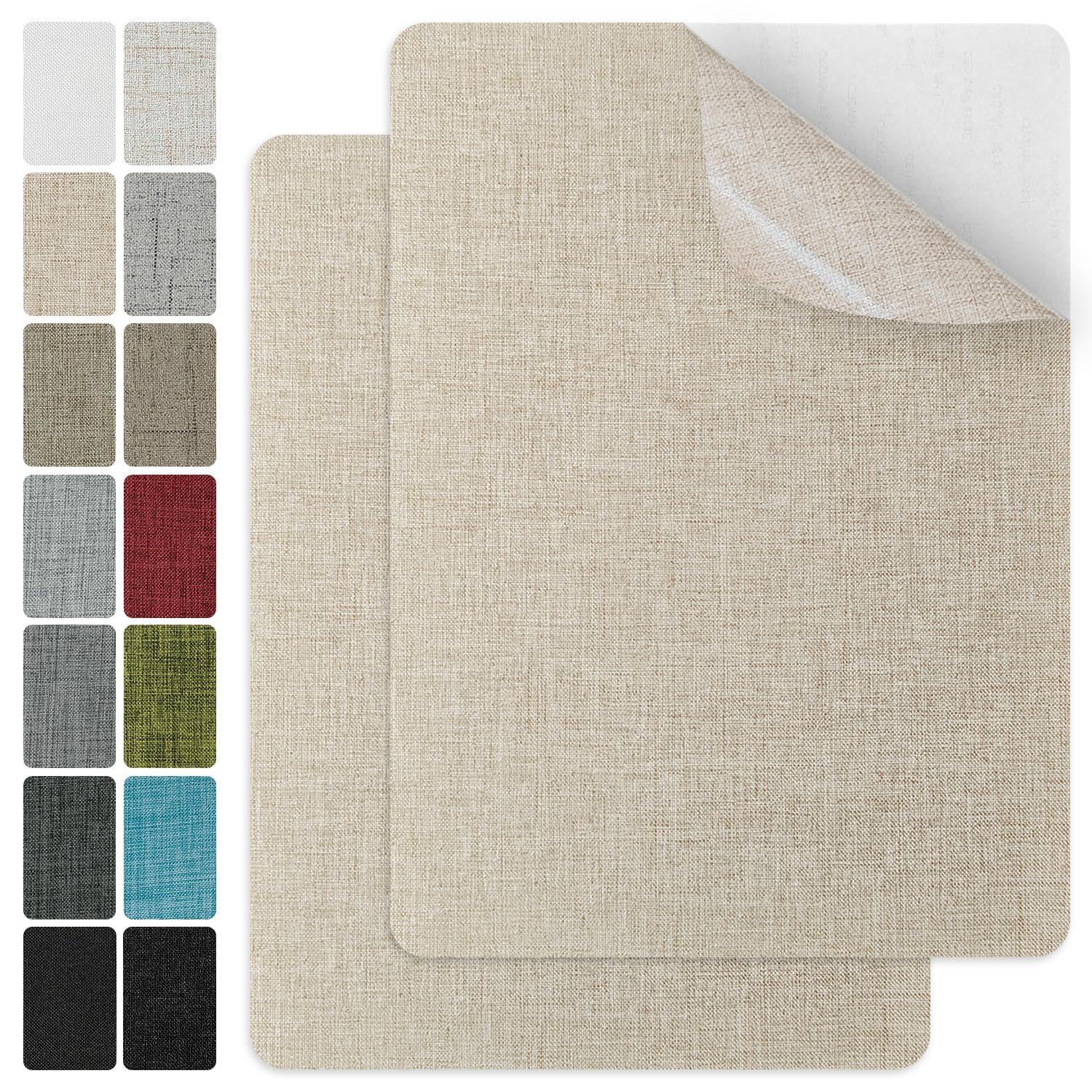 2Pcs Linen Repair Patches (2 Count)