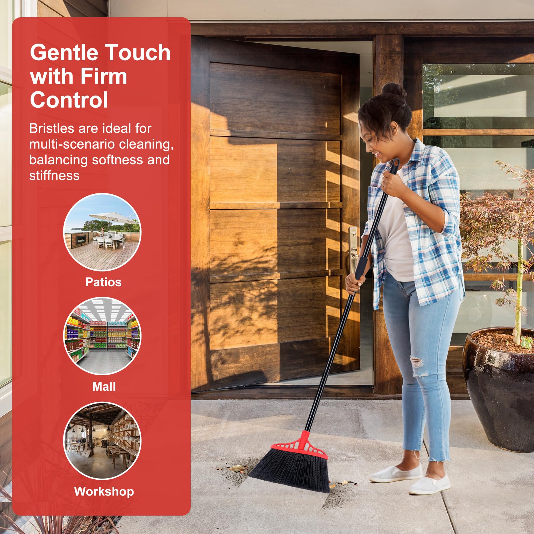 Heavy Duty Broom Commercial Indoor