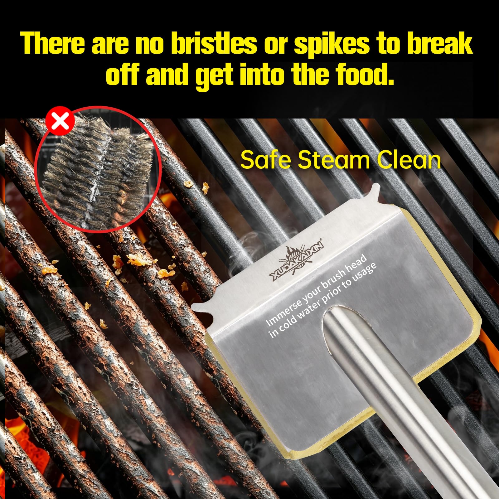 Bristle Free Steam Grill Brush