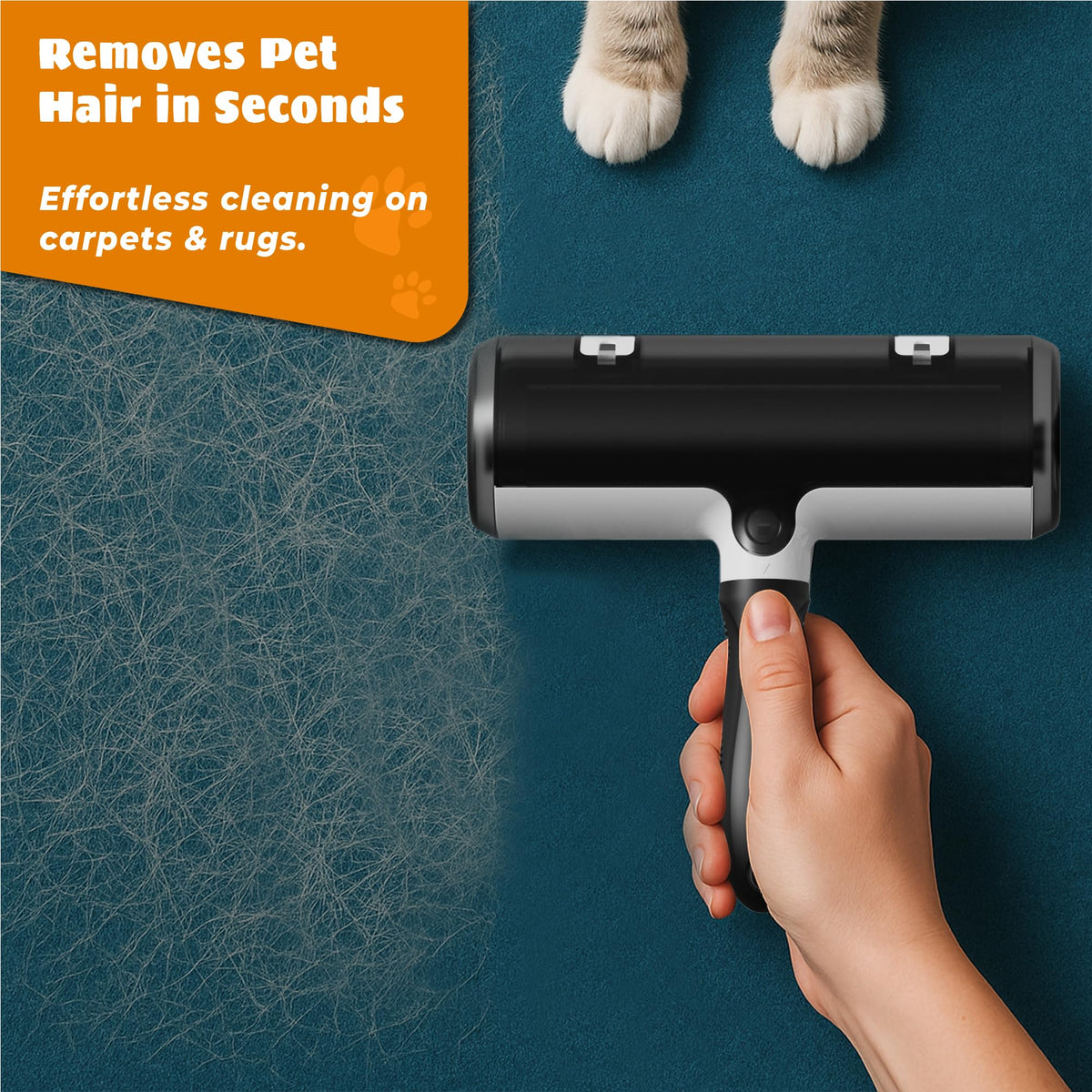 Pet Hair Remover and Reusable Lint Roller