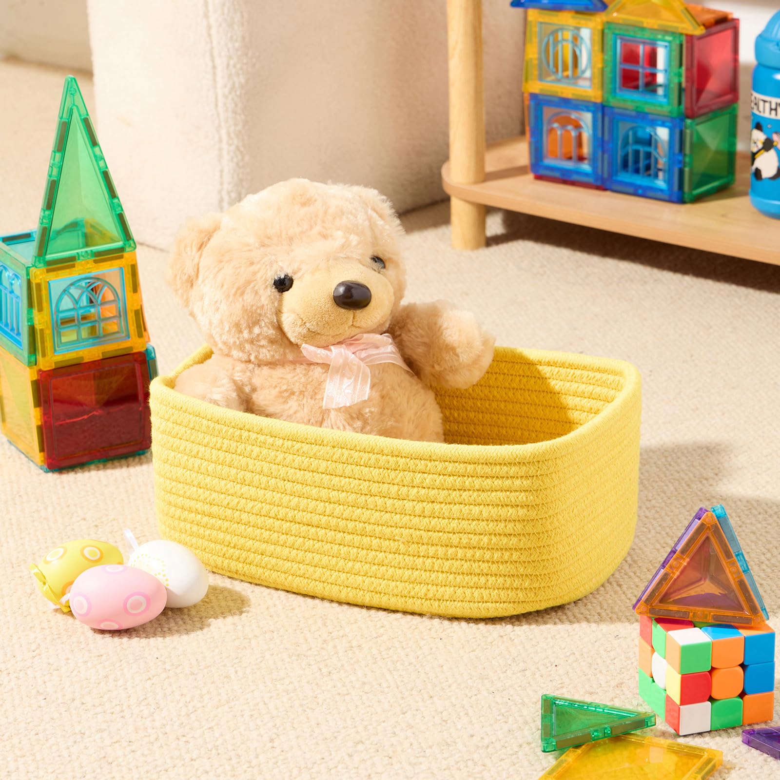 Small Storage Baskets for Organizing (4 Count)