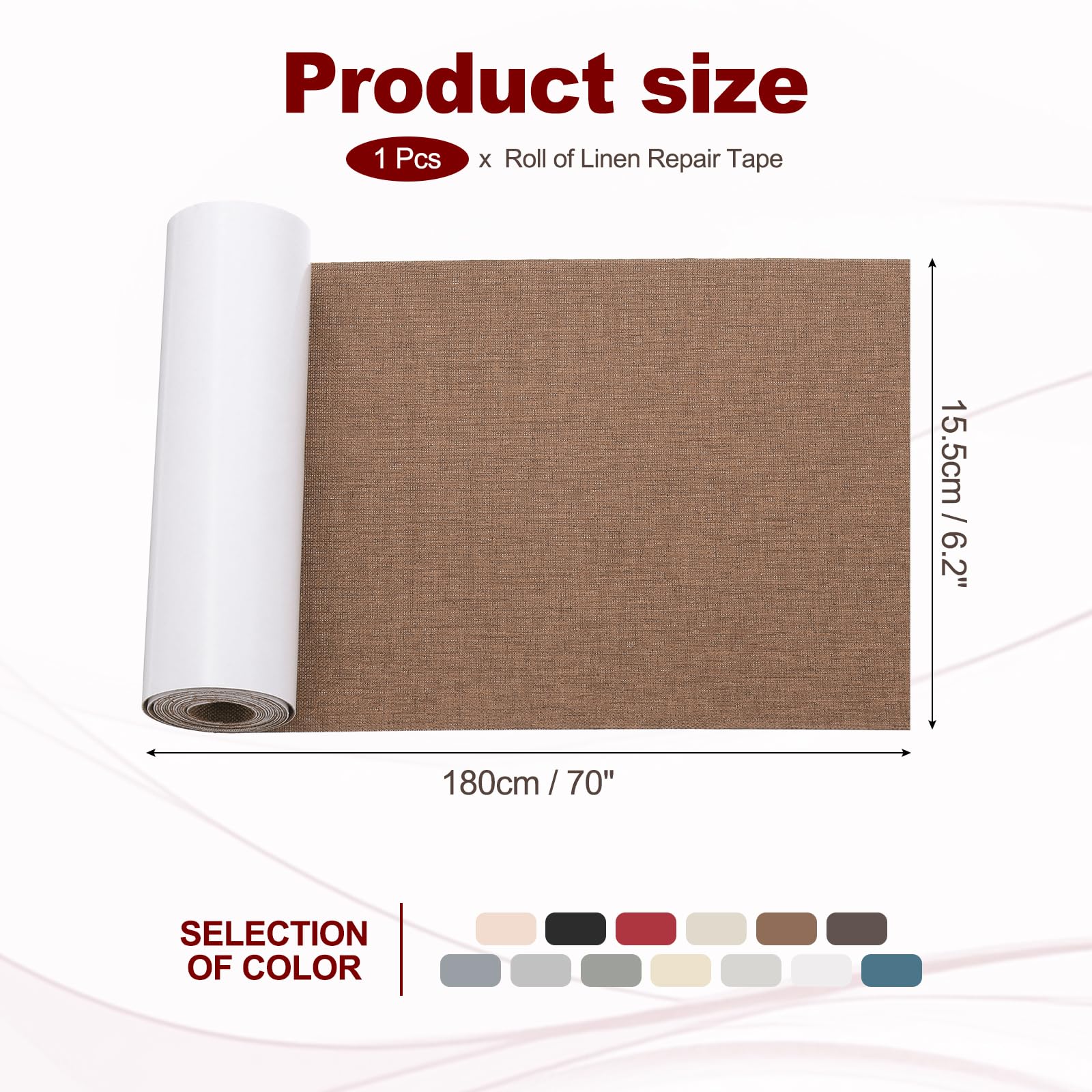 70x6.2 Inch Linen Repair Tape