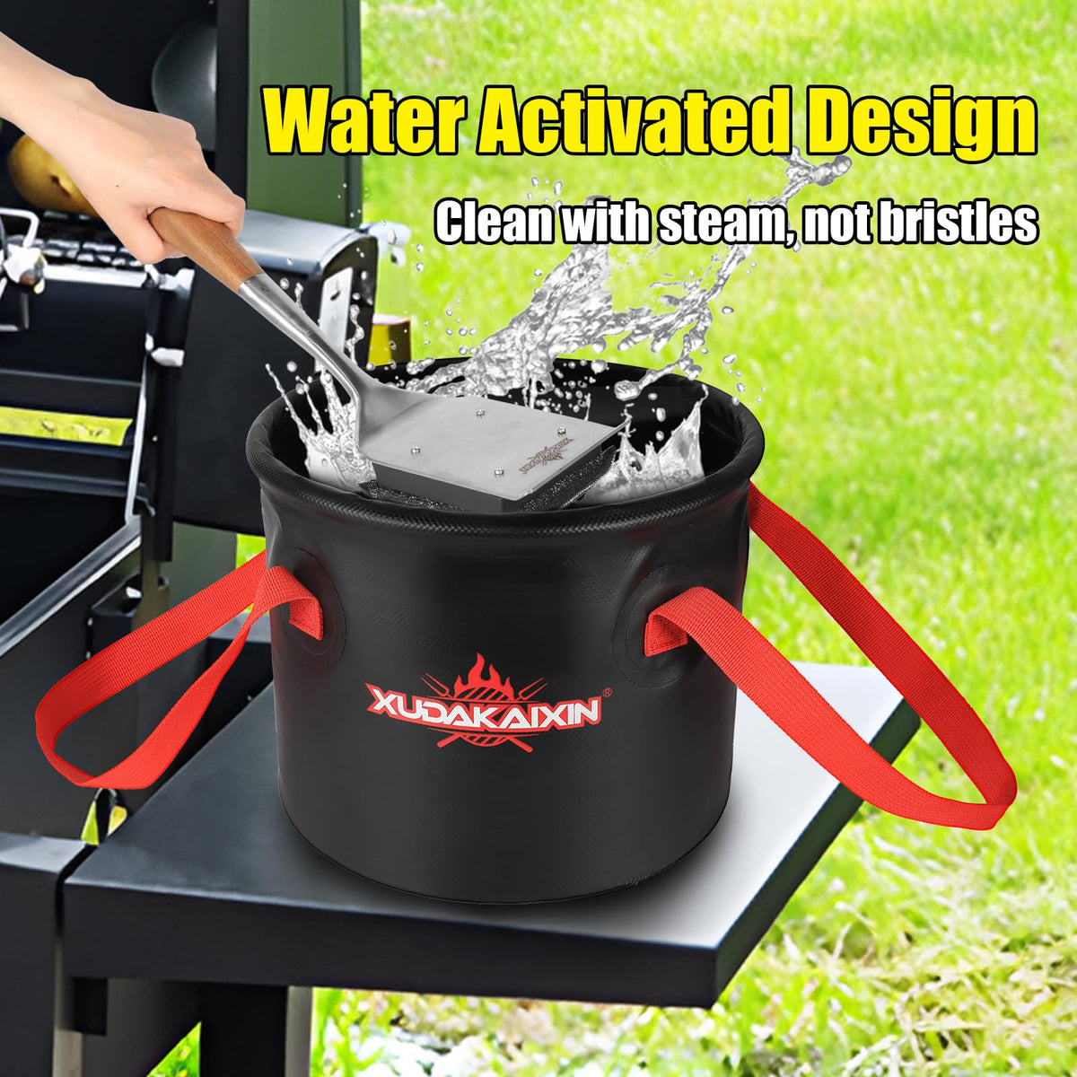 Grill Brush Dunk Tank