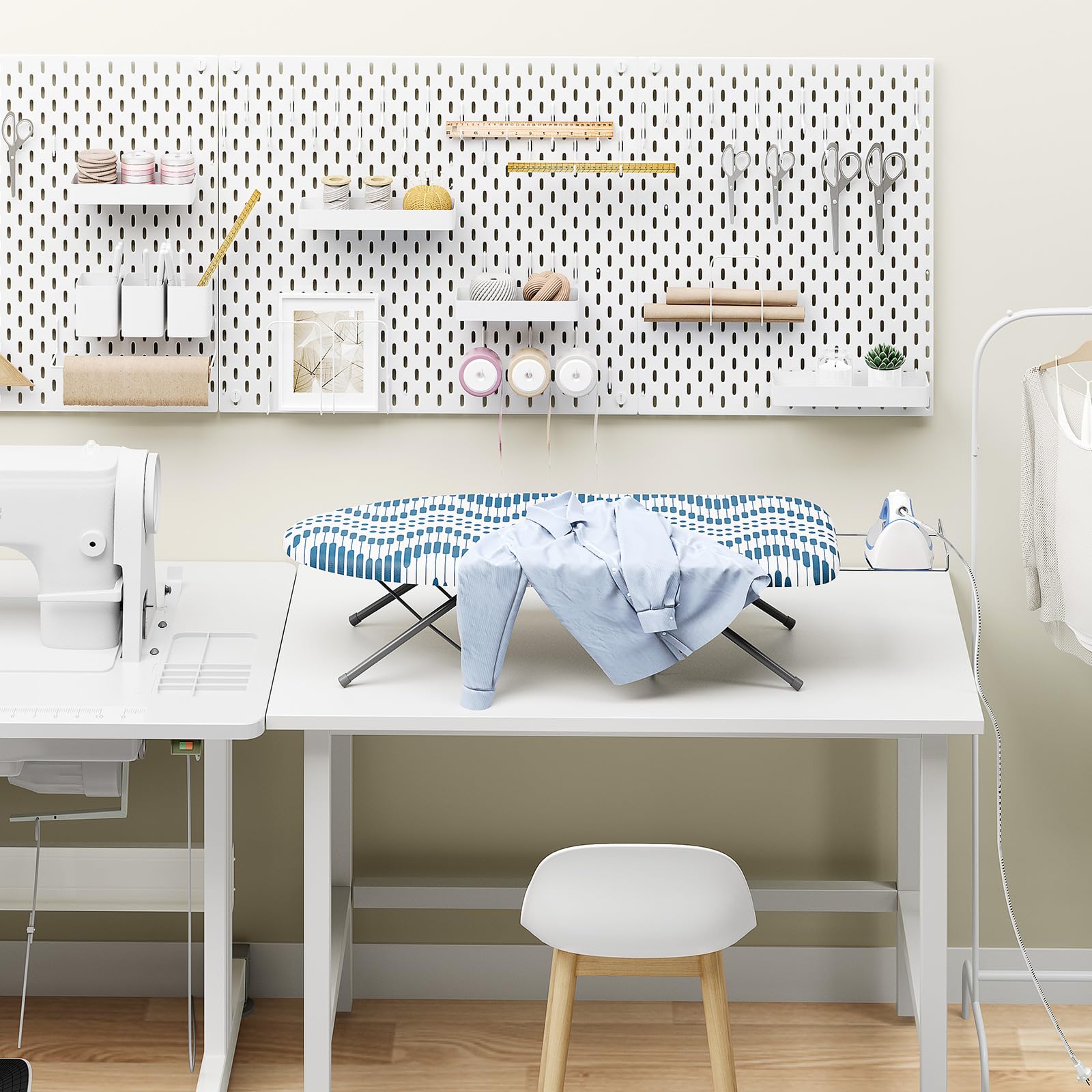 Small Ironing Board with Iron Rest