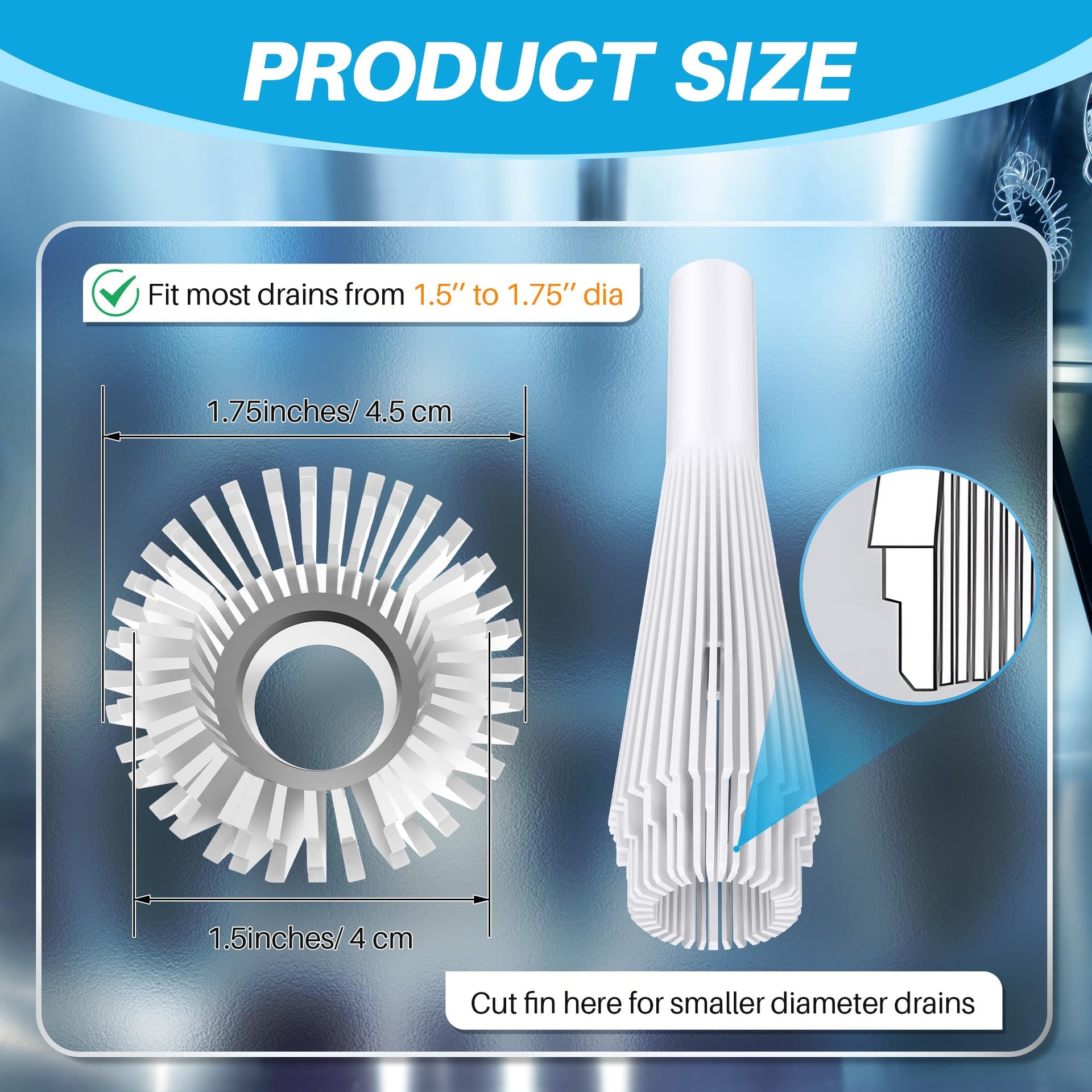 1 Pack Lint Trap for Washer and Utility Sink Drains