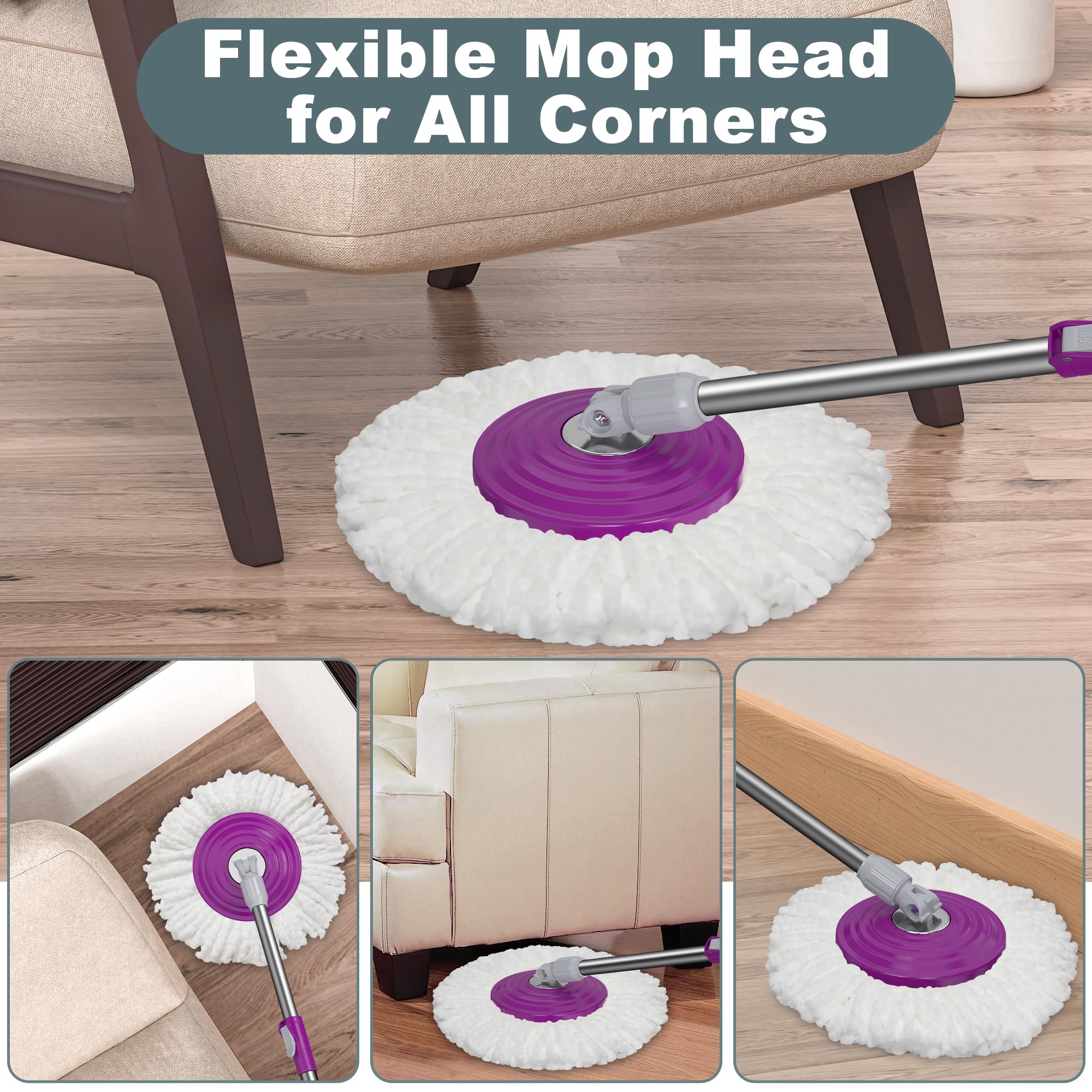Traditional Large Spin Mop and Bucket (112 Ounce)