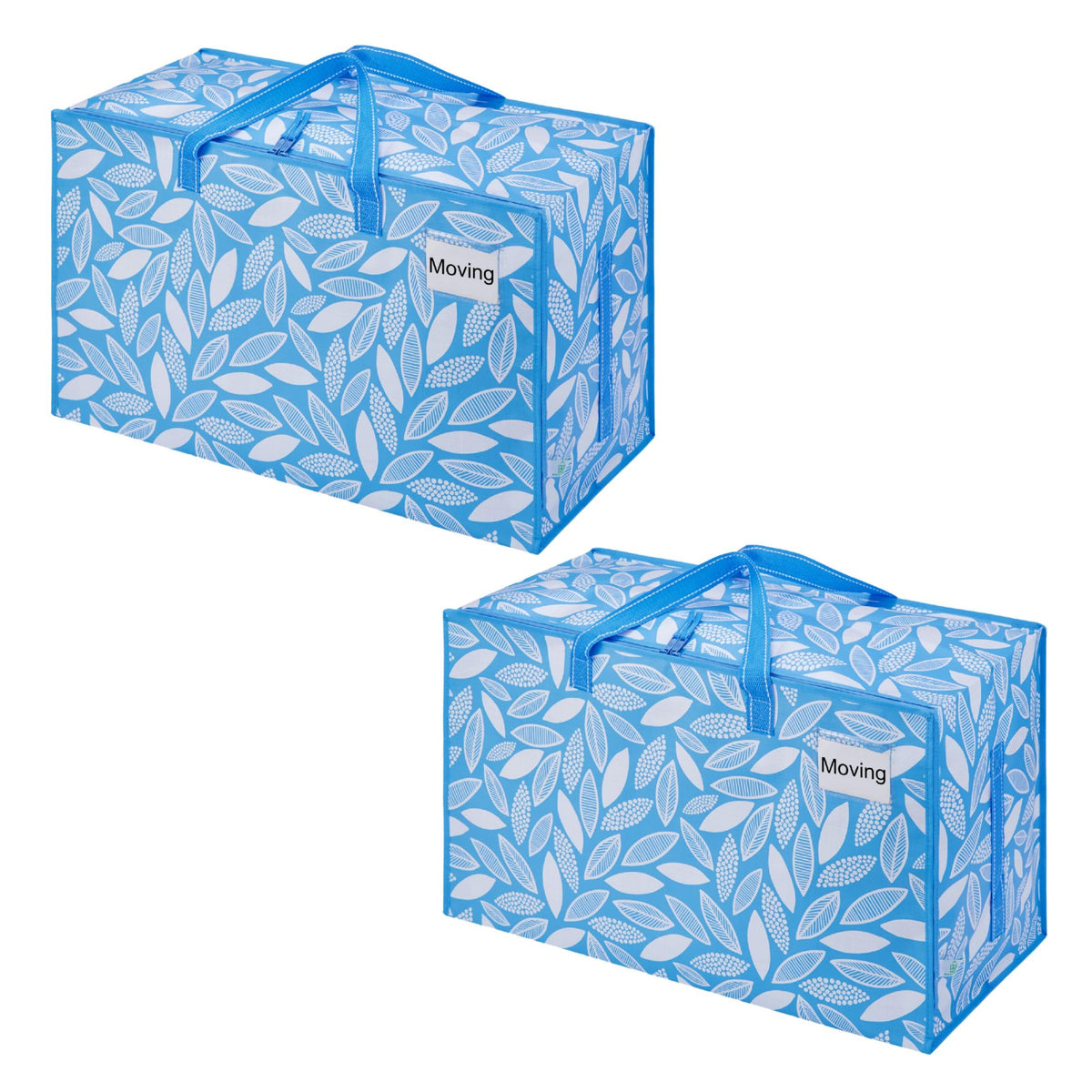 2 Pack Extra Large Heavy Duty Moving Bags with Wide Opening & Reinforced Handles (2 Count)