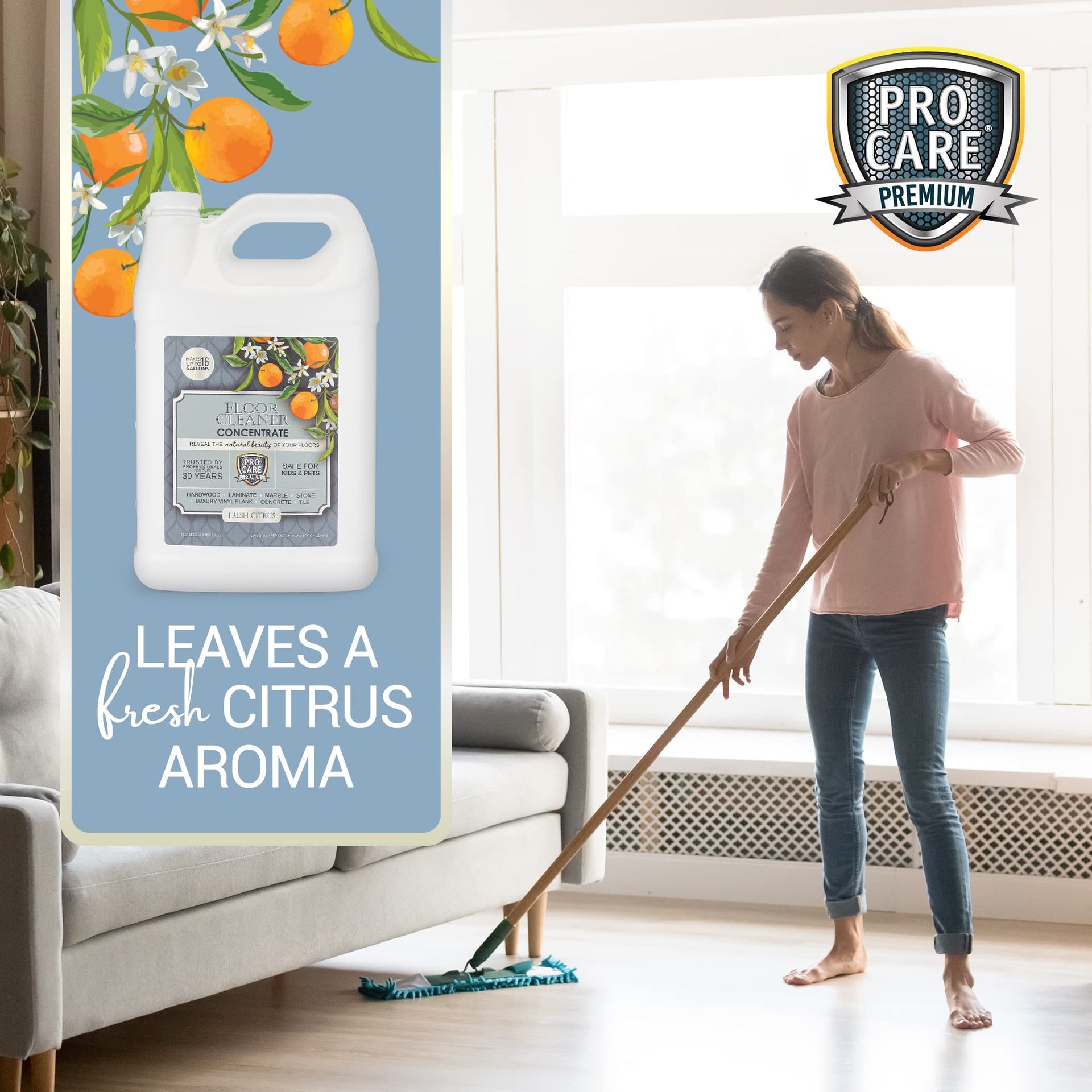 Citrus Floor Cleaner Concentrate (128 Fl Oz)
