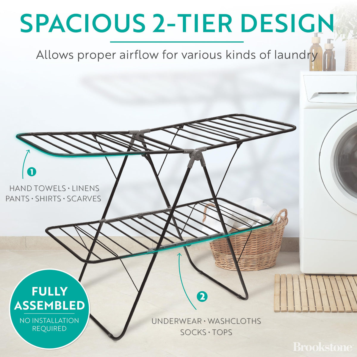 2 Tier Folding Rack