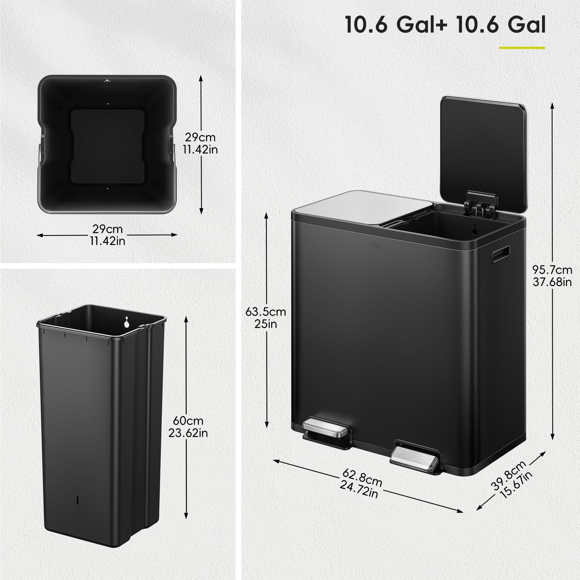 EcoCasa Plus 2 x 10.6 Gal