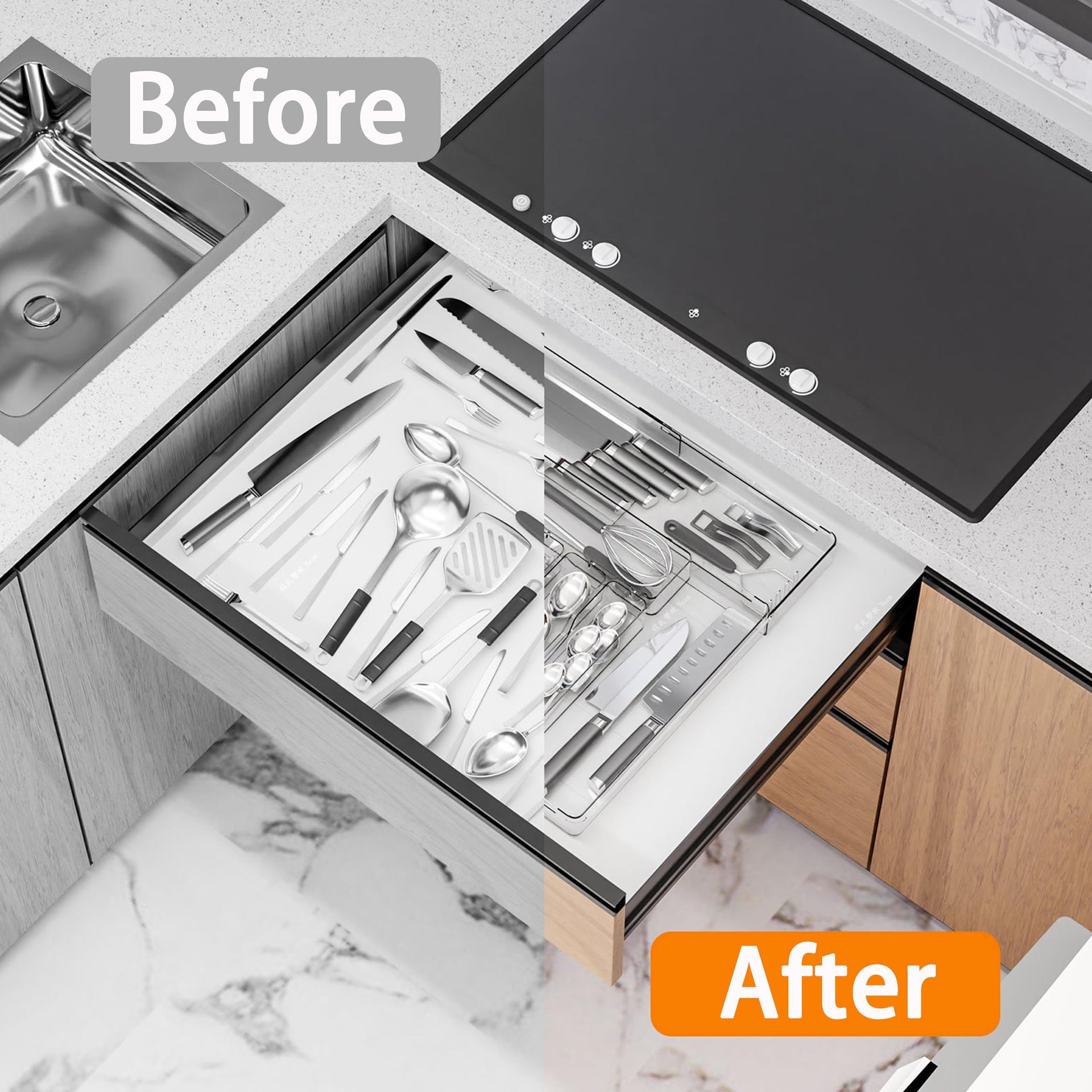 Silverware Drawer Organizer