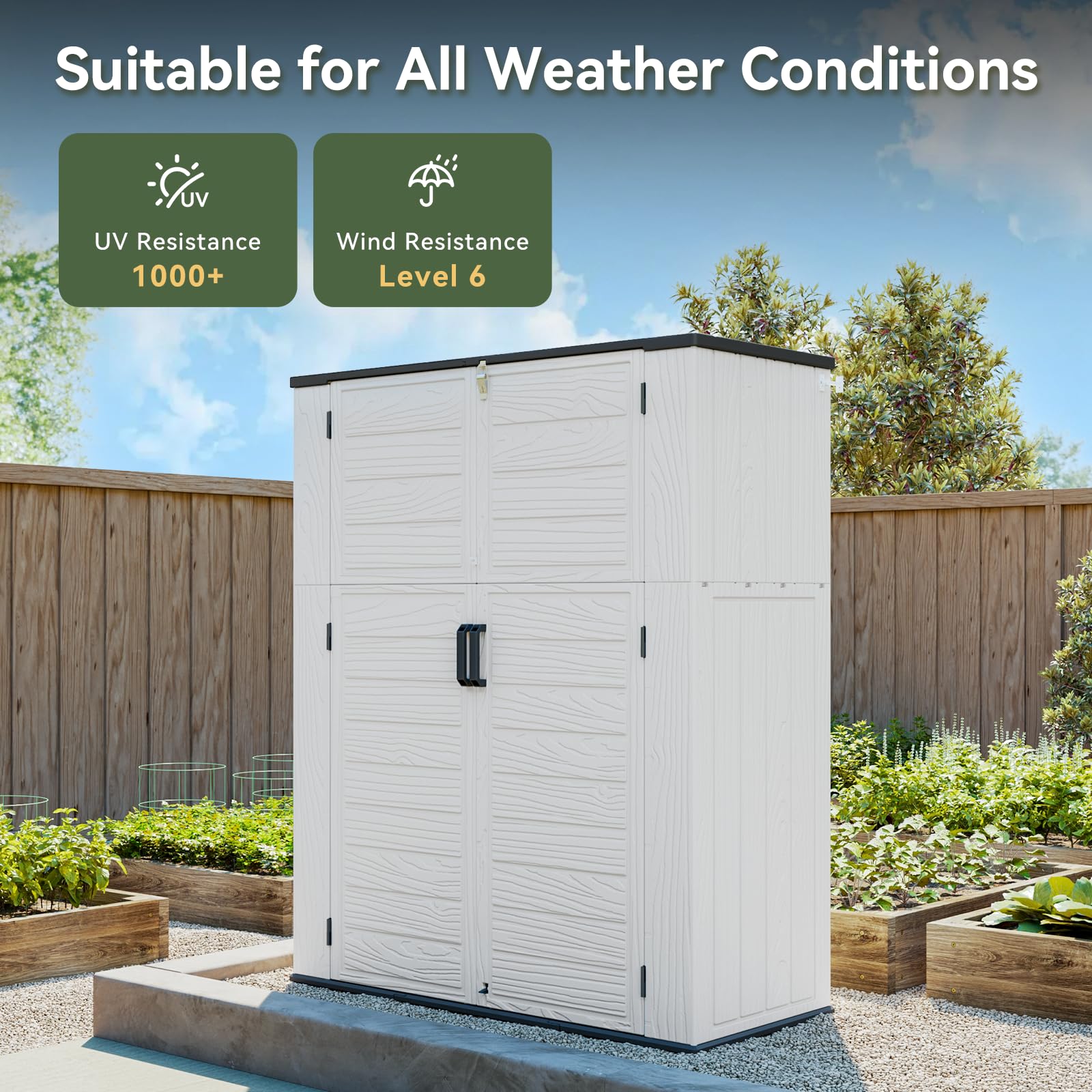 Horizontal Storage Sheds 61 Cu.ft