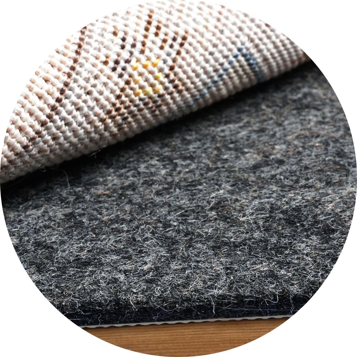 BAGAIL Felt and Natural Rubber Backing Rug Pads 1 (64 Sq Ft)