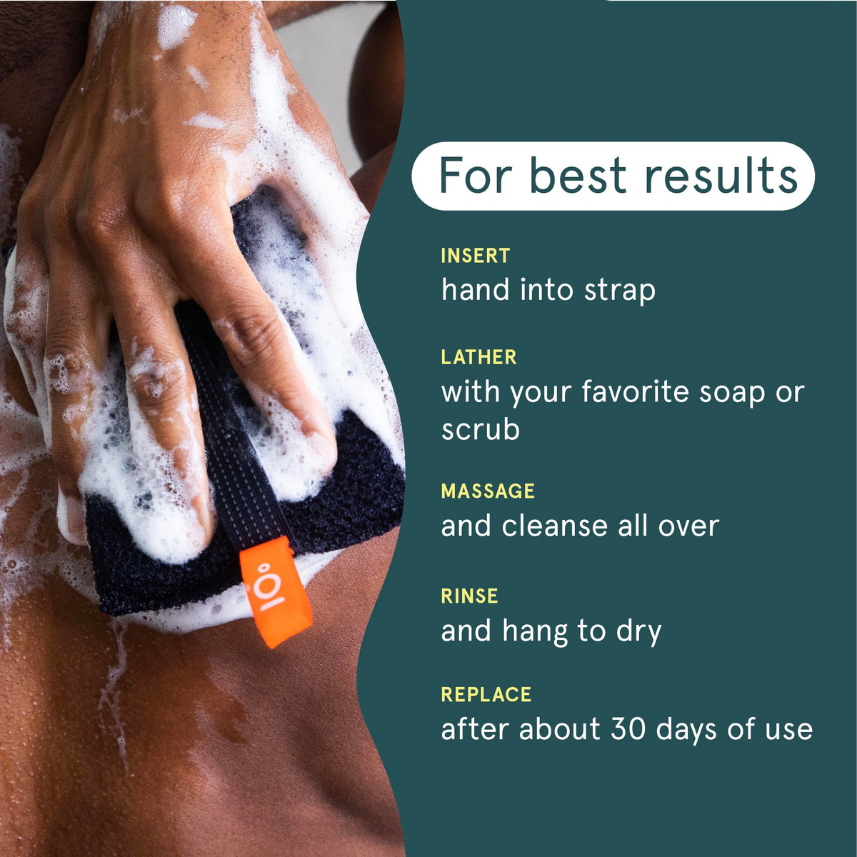 Sport Exfoliating Body Scrubber