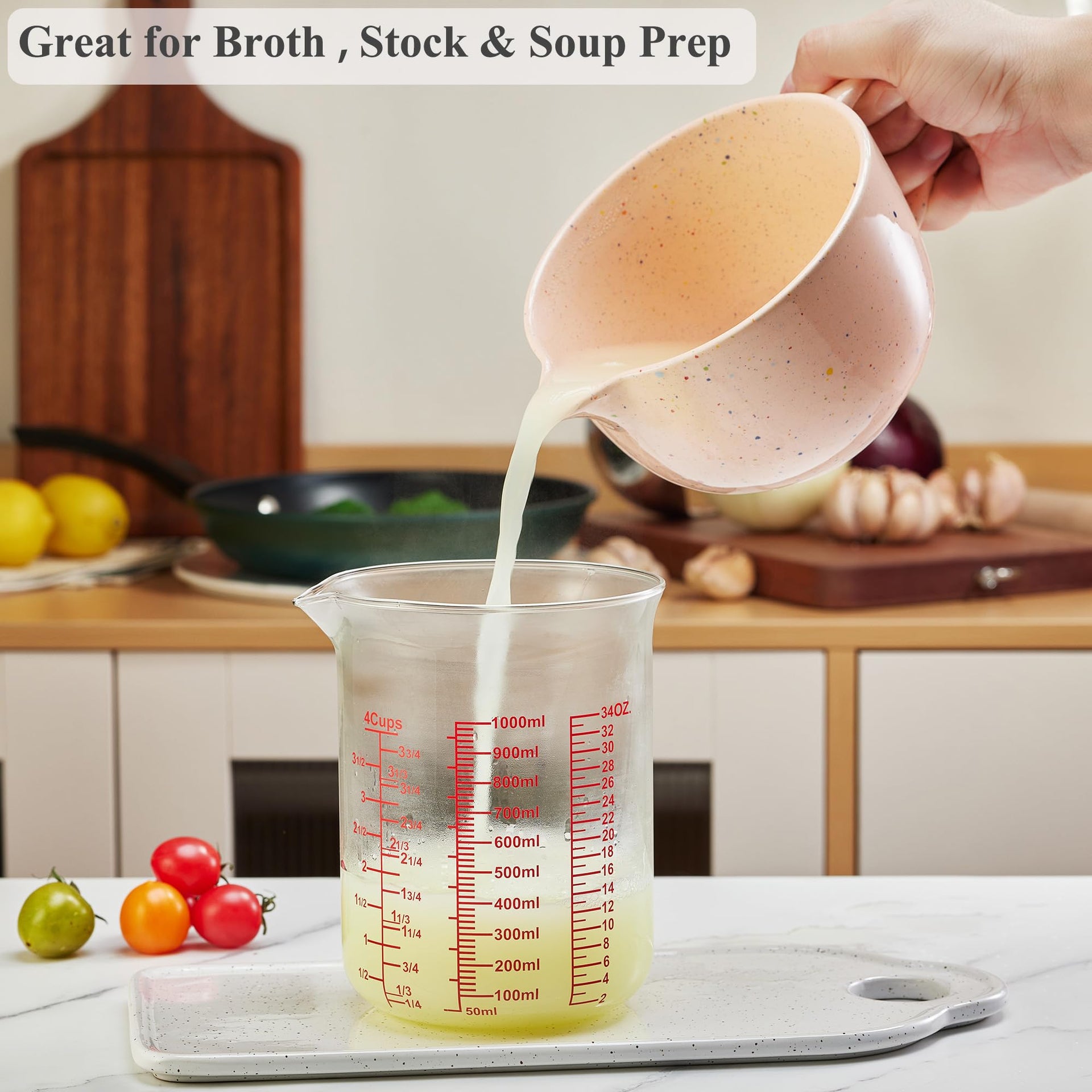 High Borosilicate Glass Measuring Cup