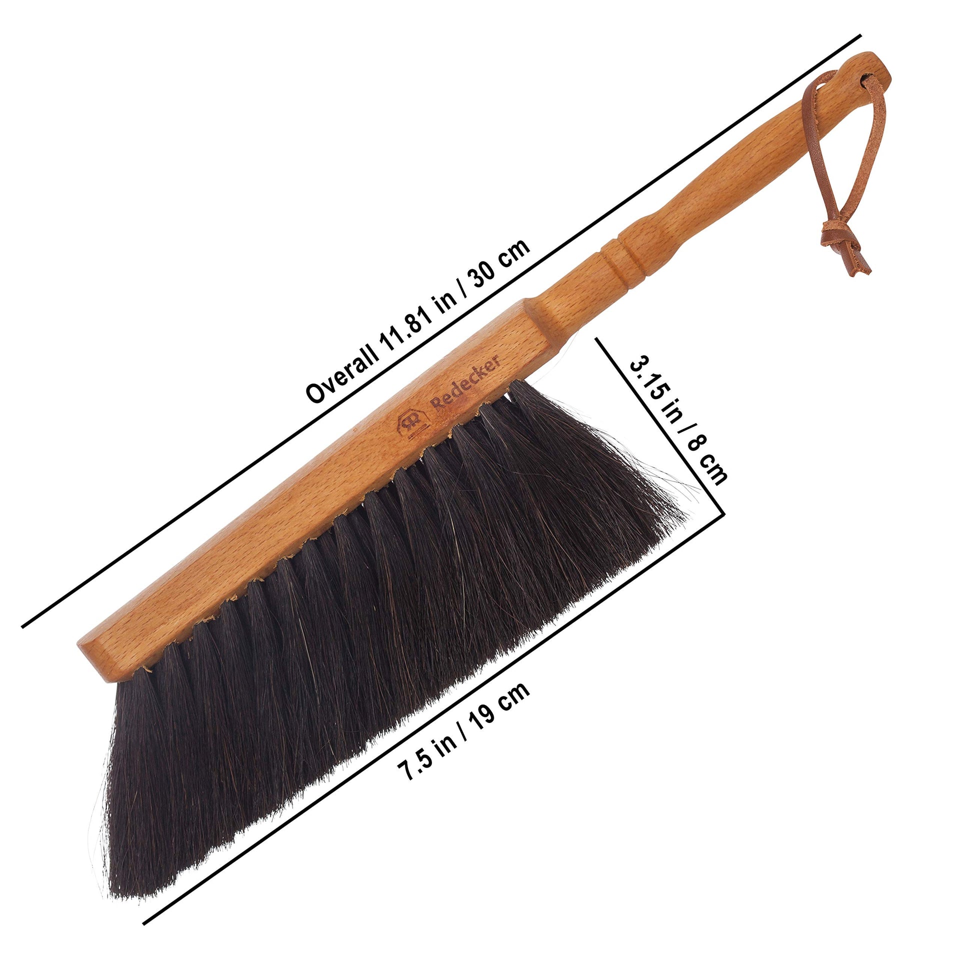Horsehair Fiber Hand Brush and Dust Pan Set