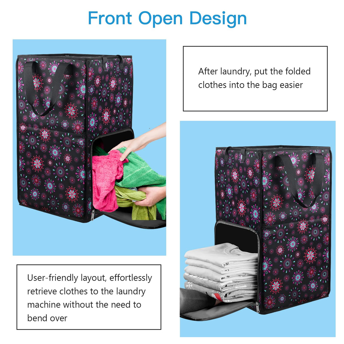 Laundry Backpack Bag for Women Girls