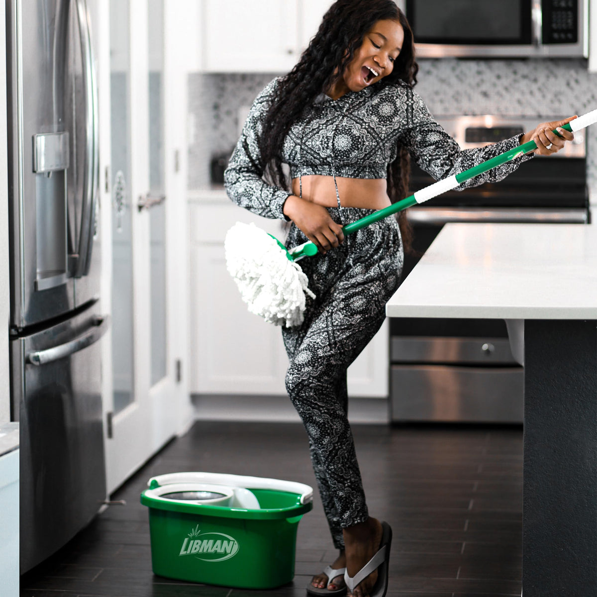 Libman Tornado Spin Mop System with Bucket & Wringer