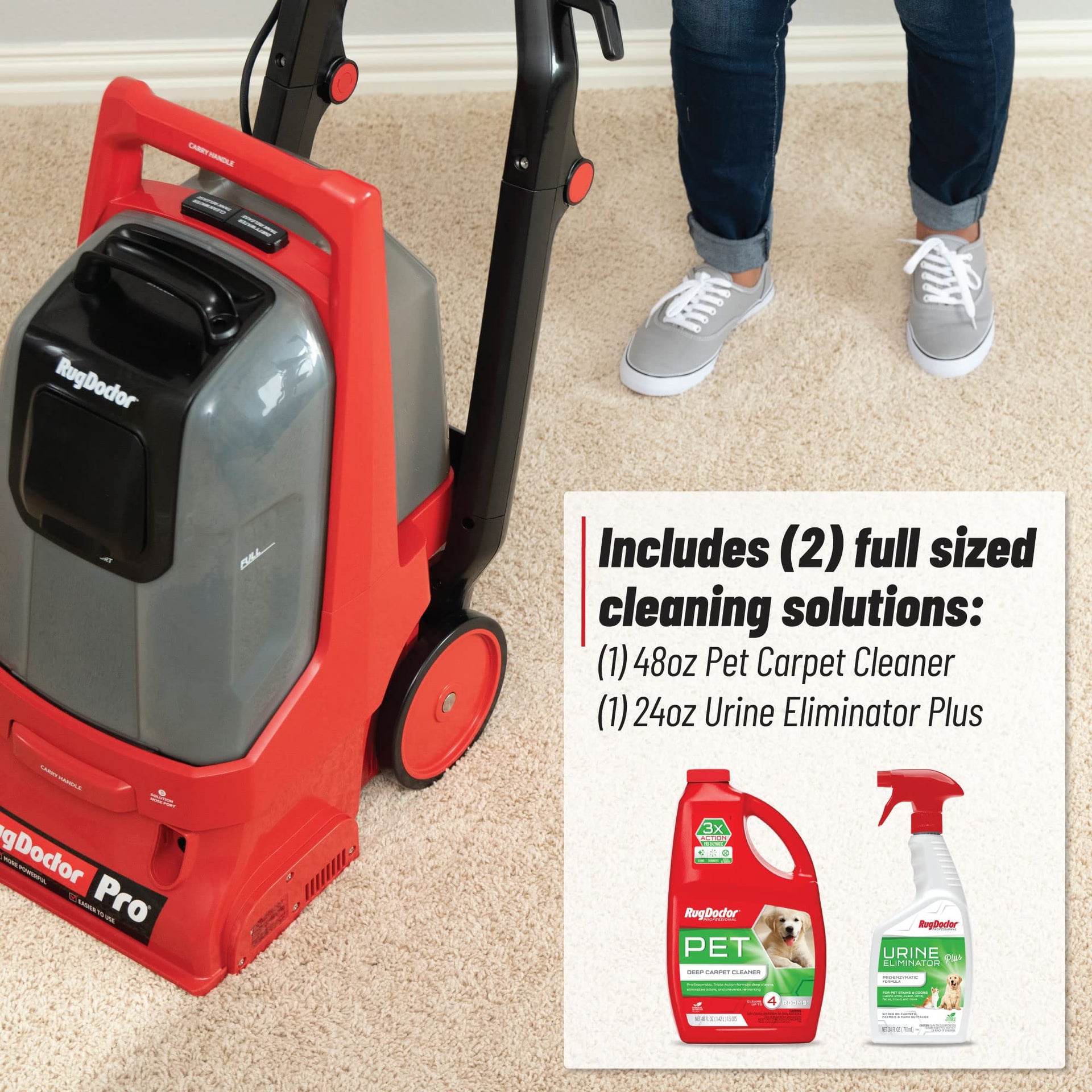 Pro Deep Commercial Carpet Cleaner with Pet Cleaner Bundle