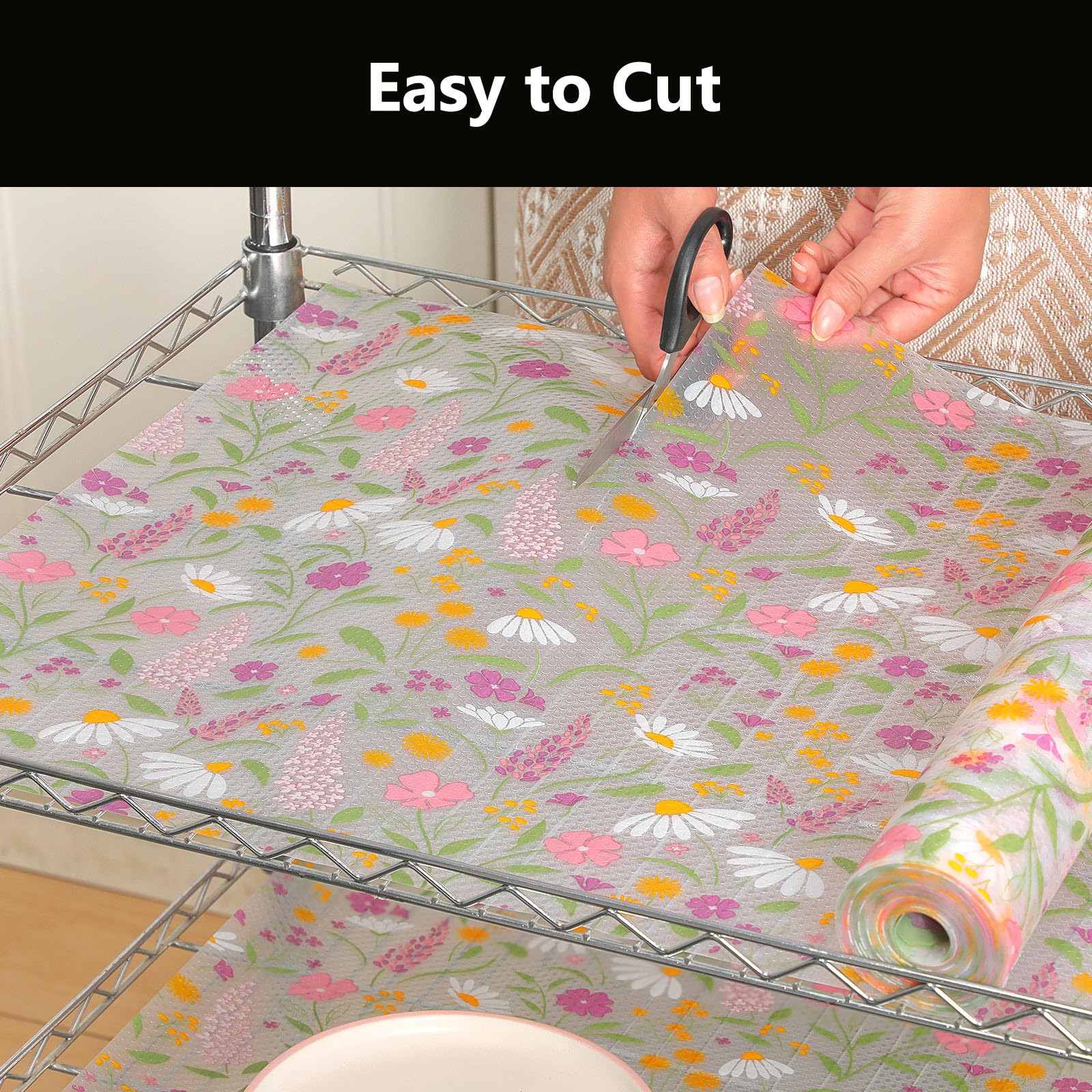 Shelf Liner for Kitchen Cabinets (20 Sq Ft)