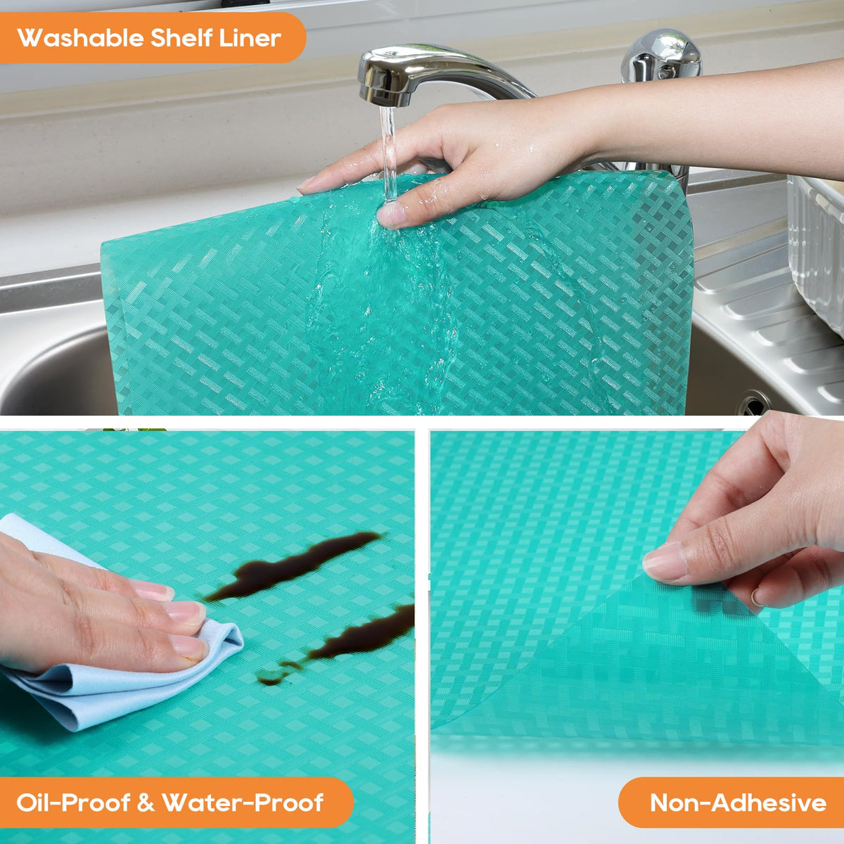 Shelf Liners for Kitchen Cabinets