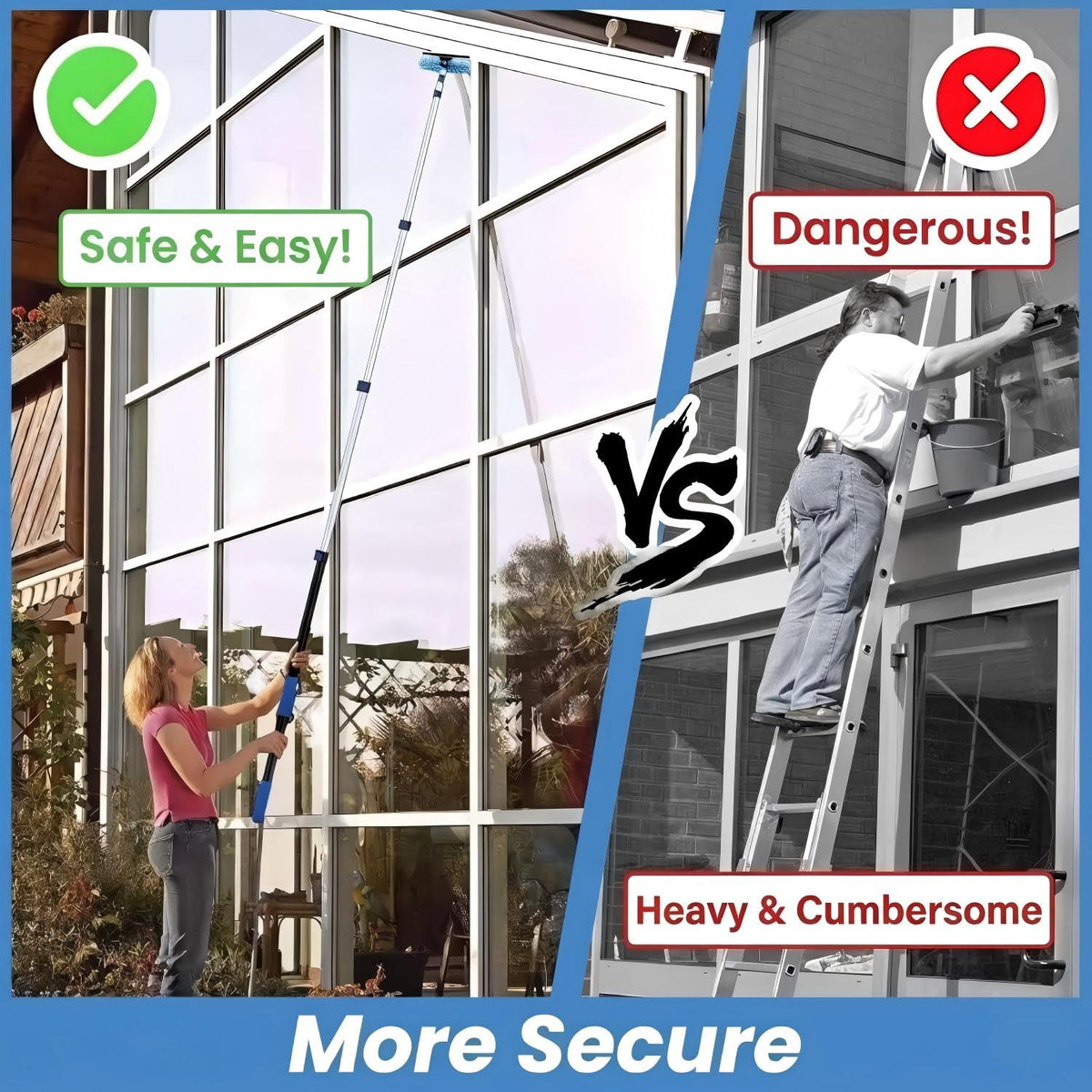 20ft High Ceiling Duster Kits with 5 - ModHome Supplies