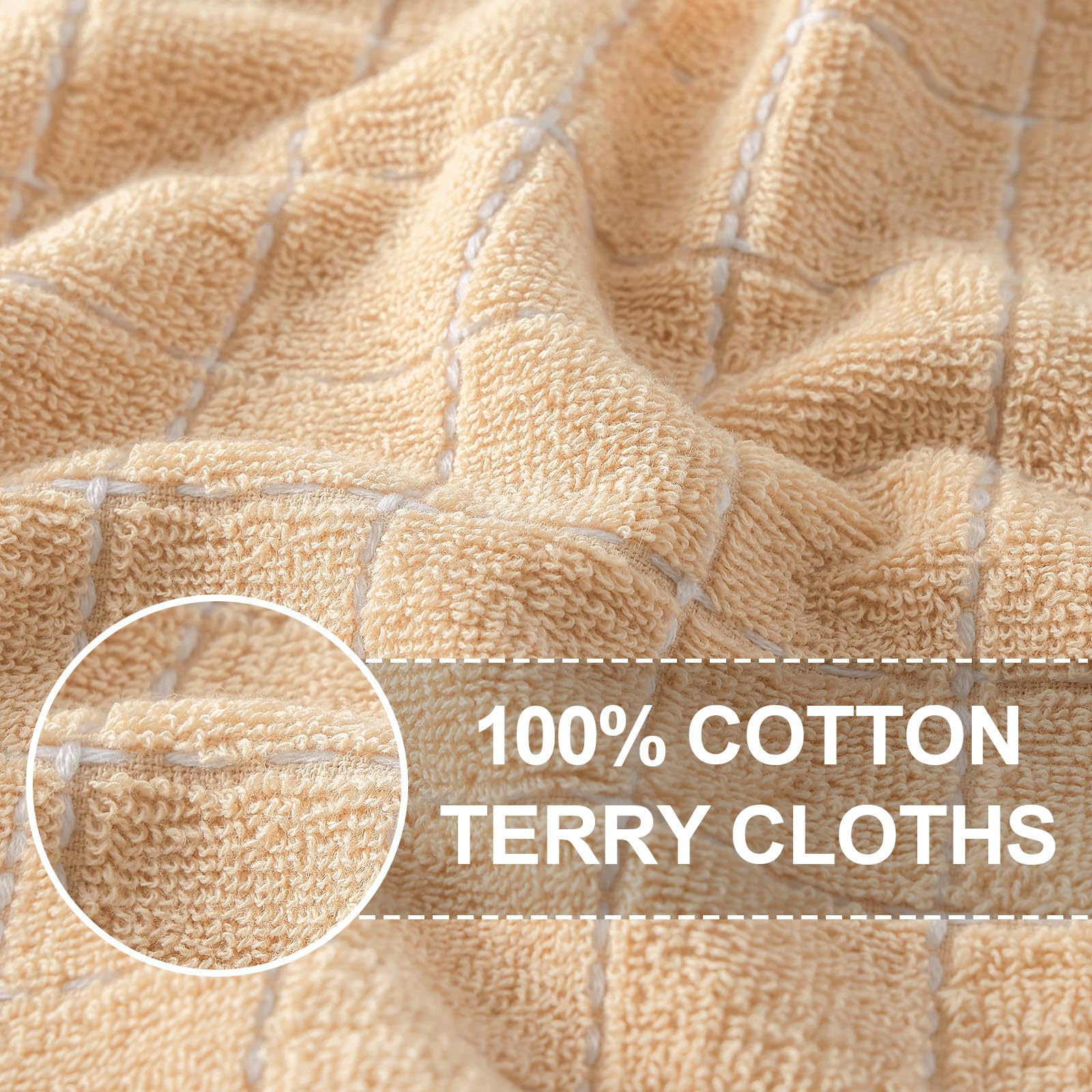 100% Cotton Terry Kitchen Towels (12 Count)