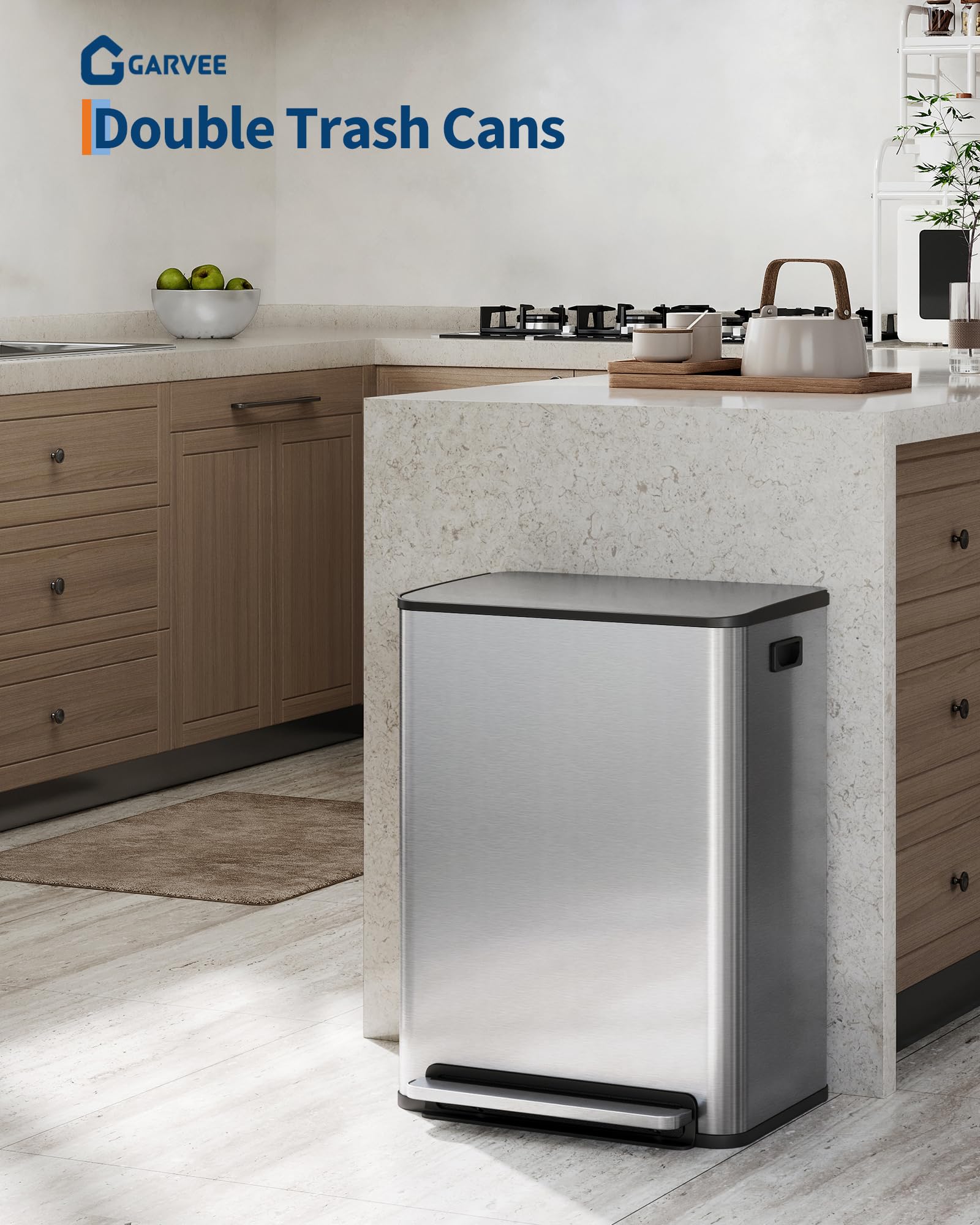 60 L 16 gal Kitchen Trash Can