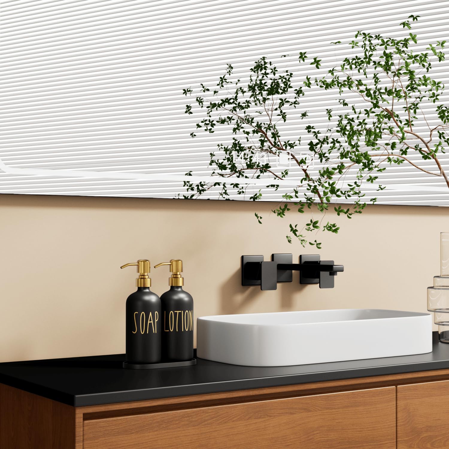 Bathroom Soap Dispenser Set