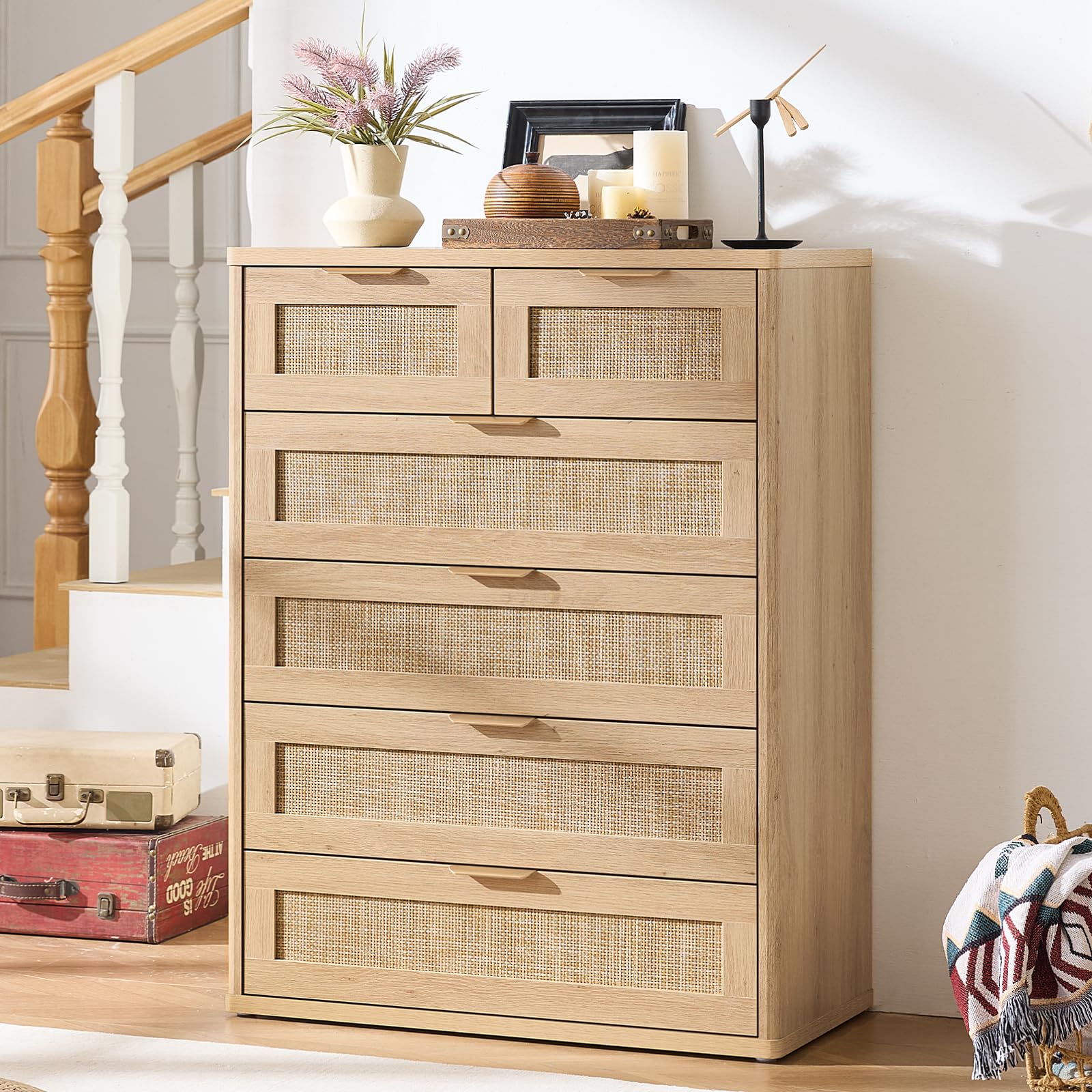 Rattan Dresser for Bedroom Set 2