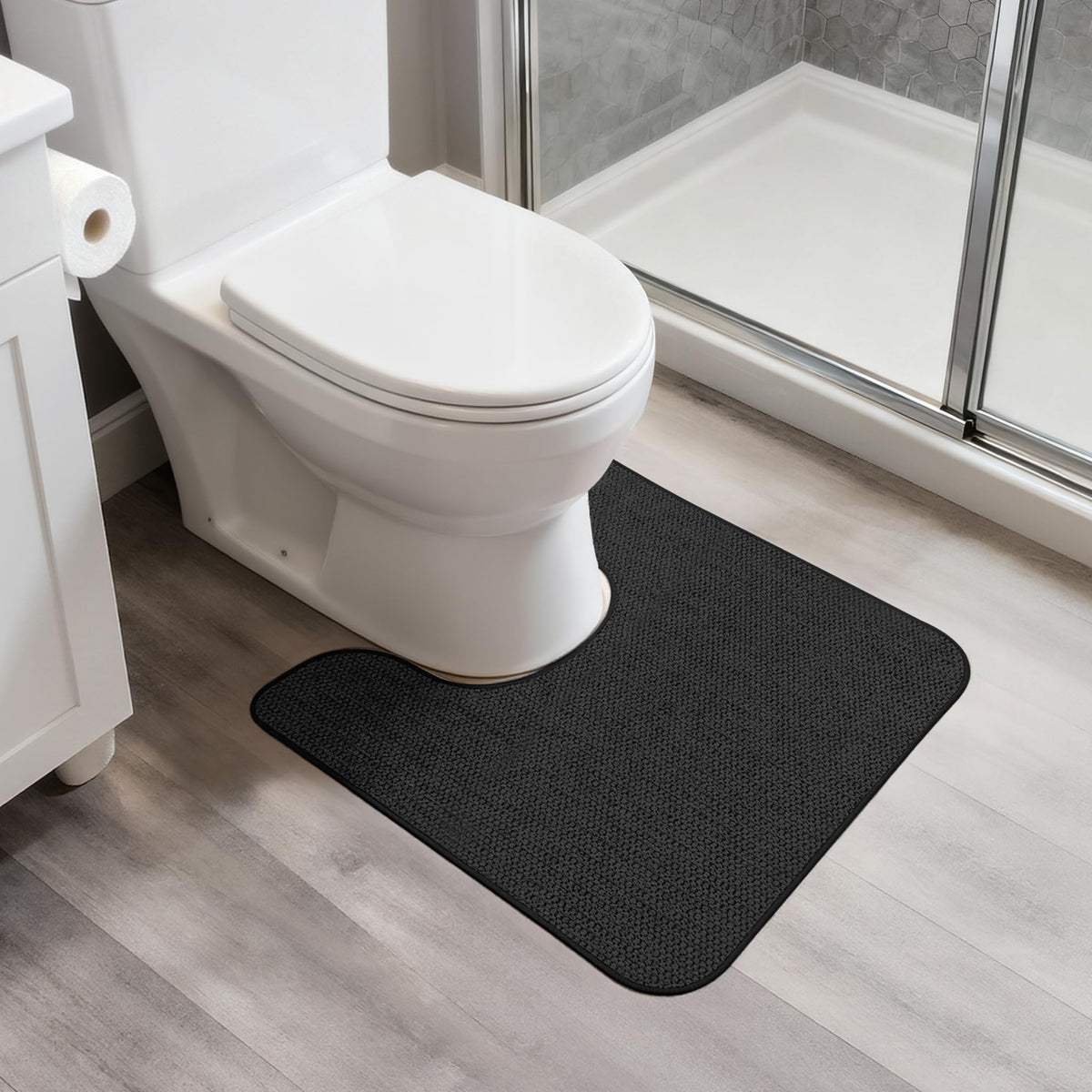 Toilet Rugs U Shaped Bathroom Rug (480 sq in)