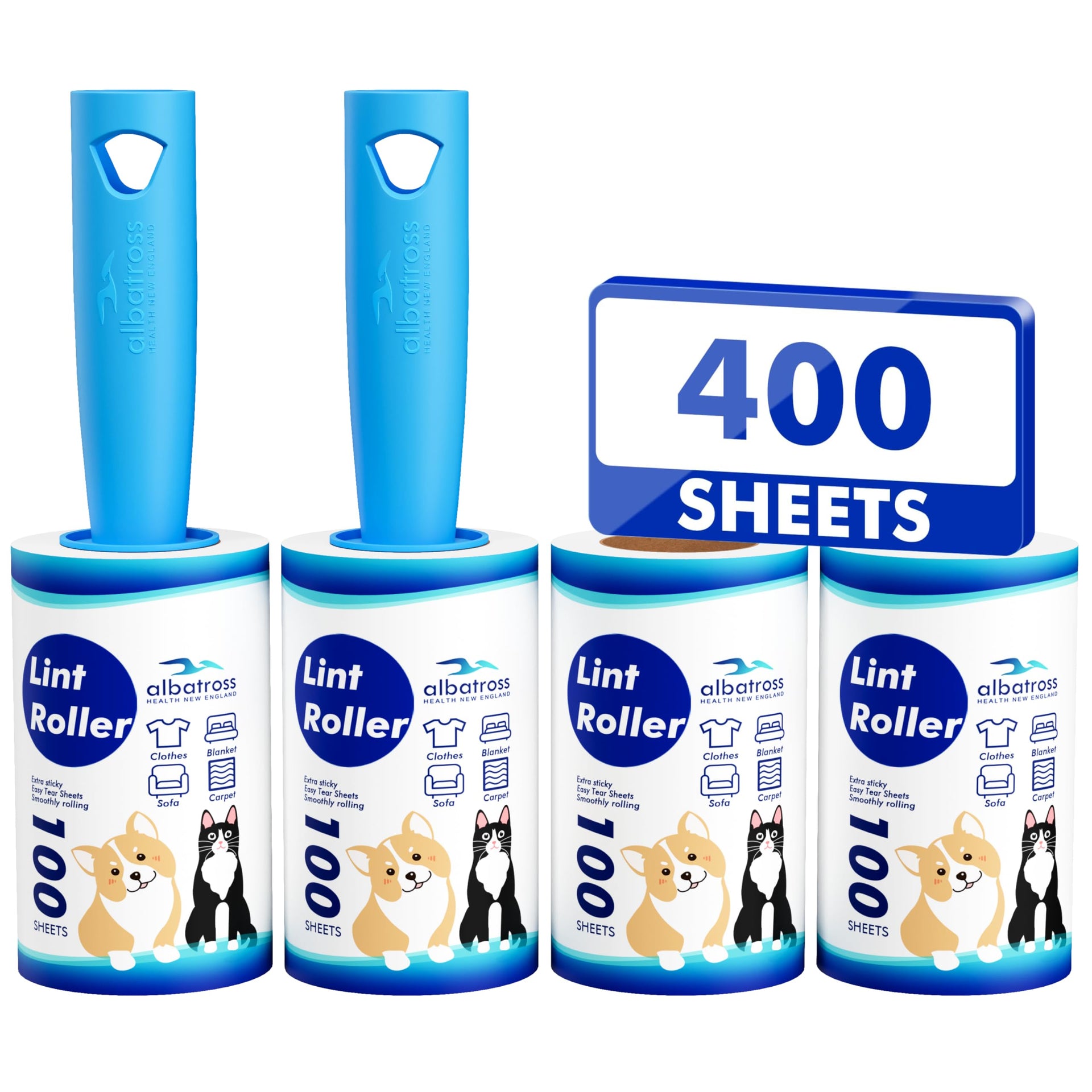 Extra Sticky Lint Roller (400 Count)