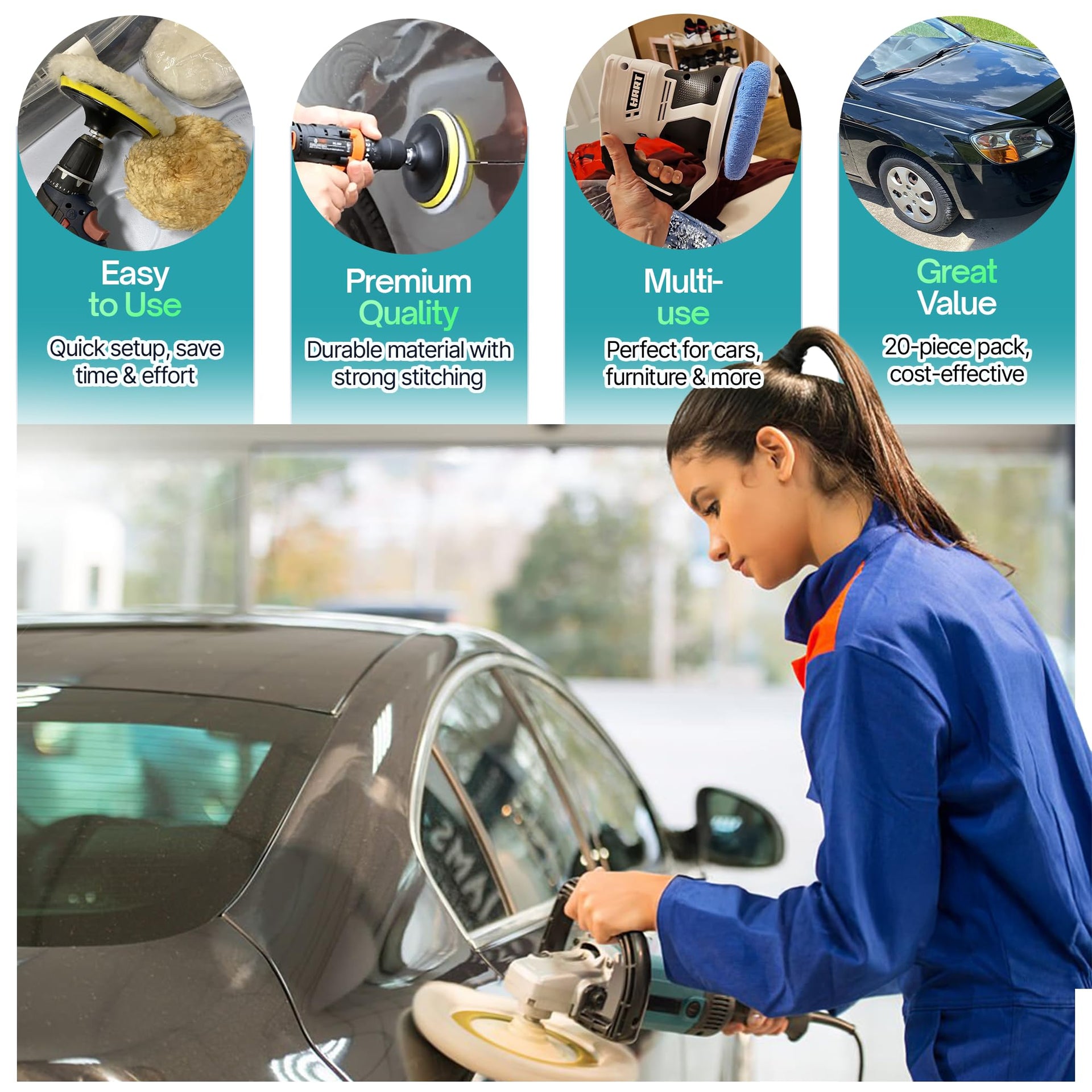 6 Pack Buffing Pads