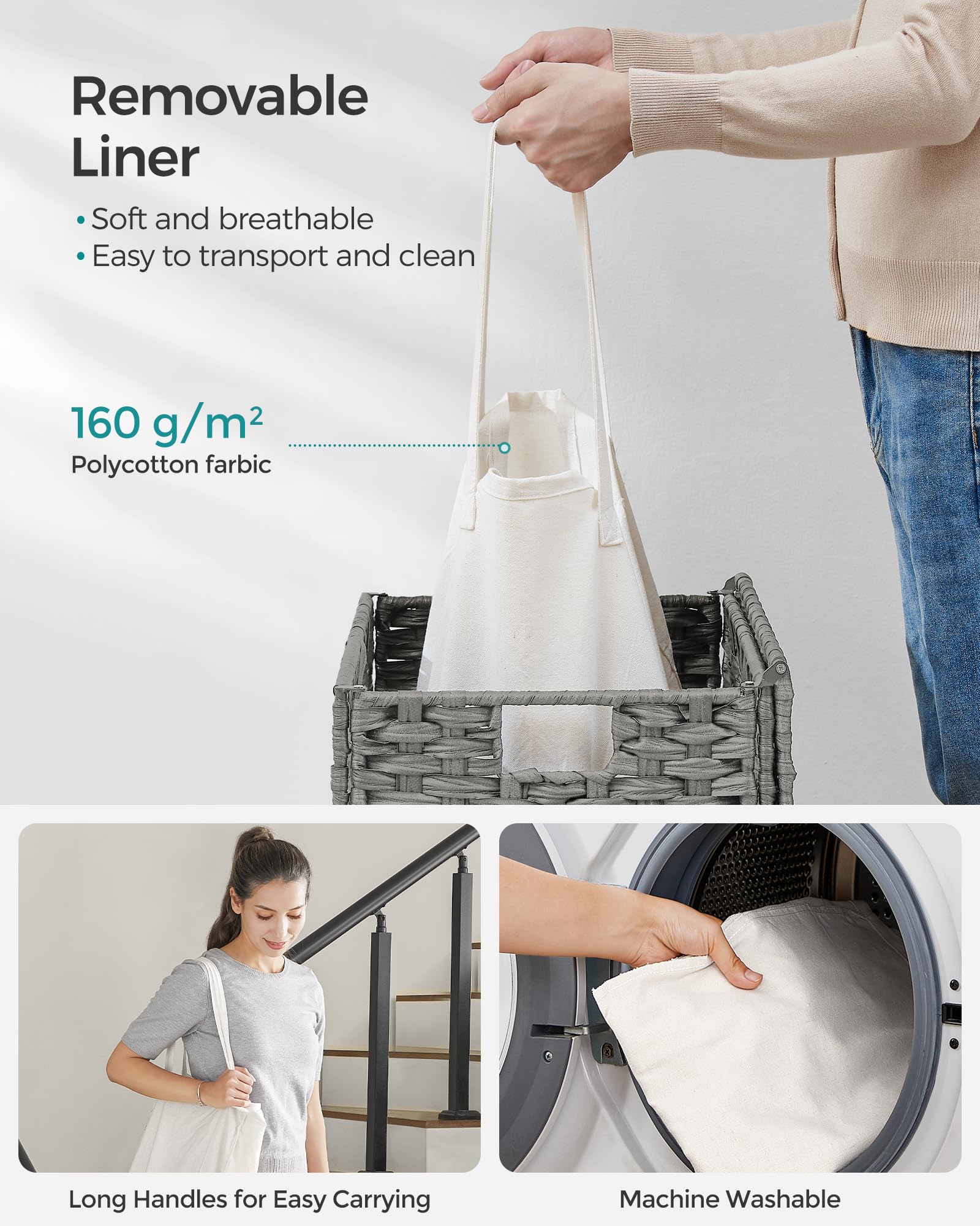 Laundry Hamper with Lid