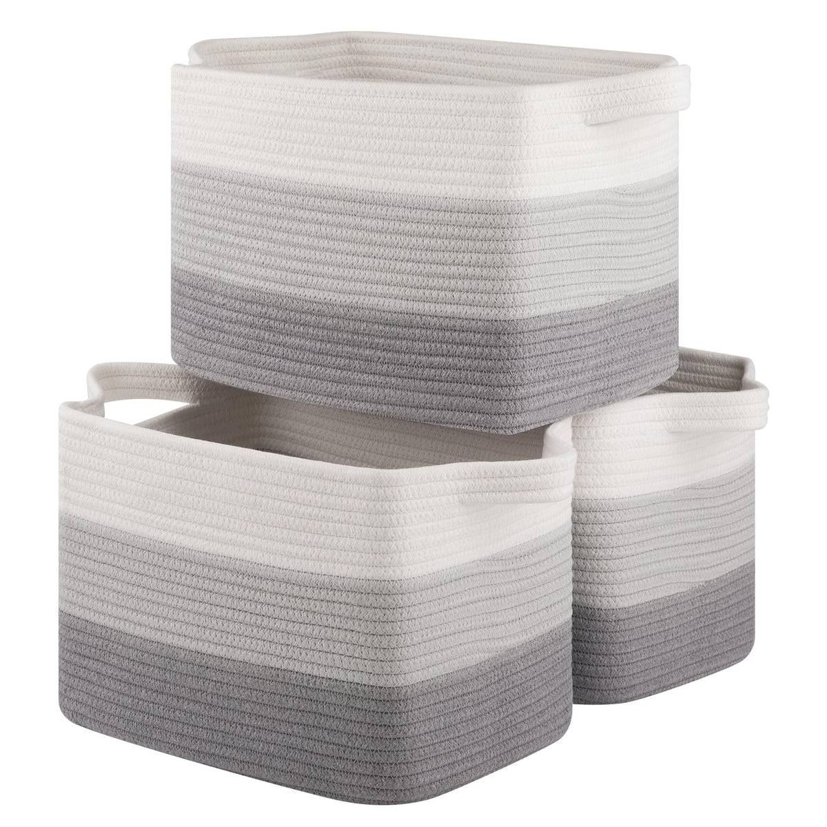 Storage Baskets for Organizing (3 Count)
