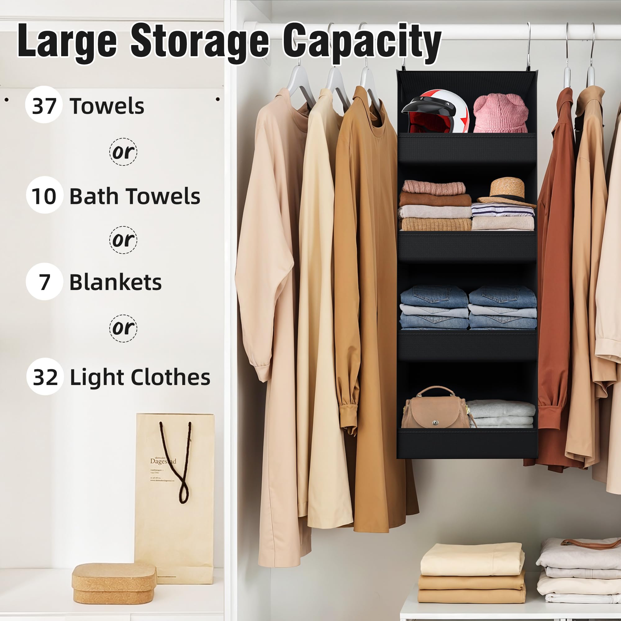 4 Shelf Hanging Organizer