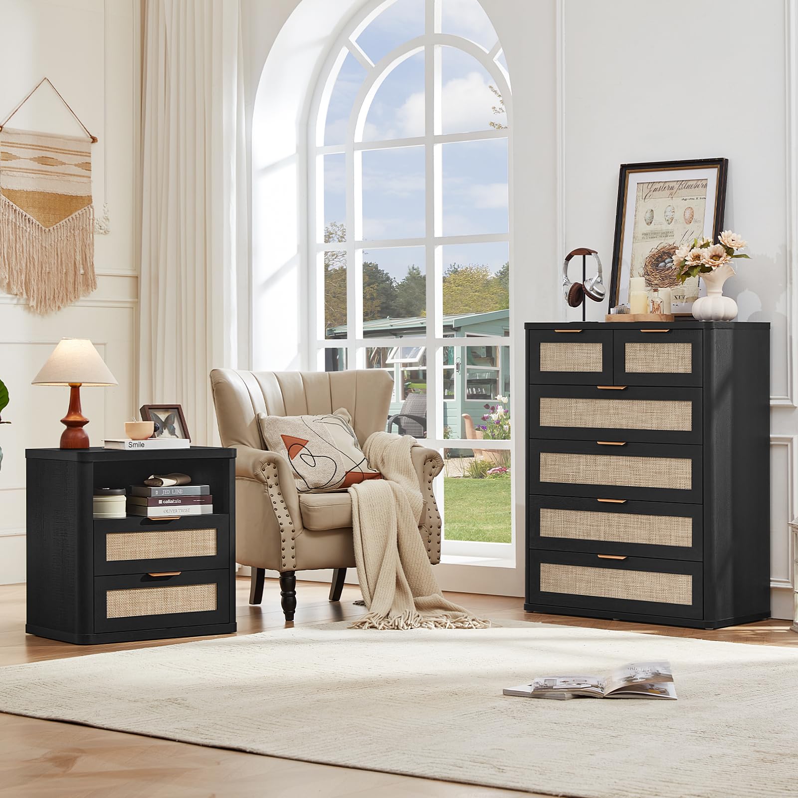 Rattan Dresser for Bedroom